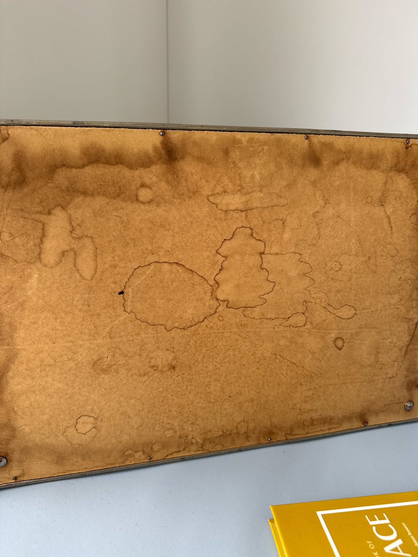 Vintage Silver/Glass Tray