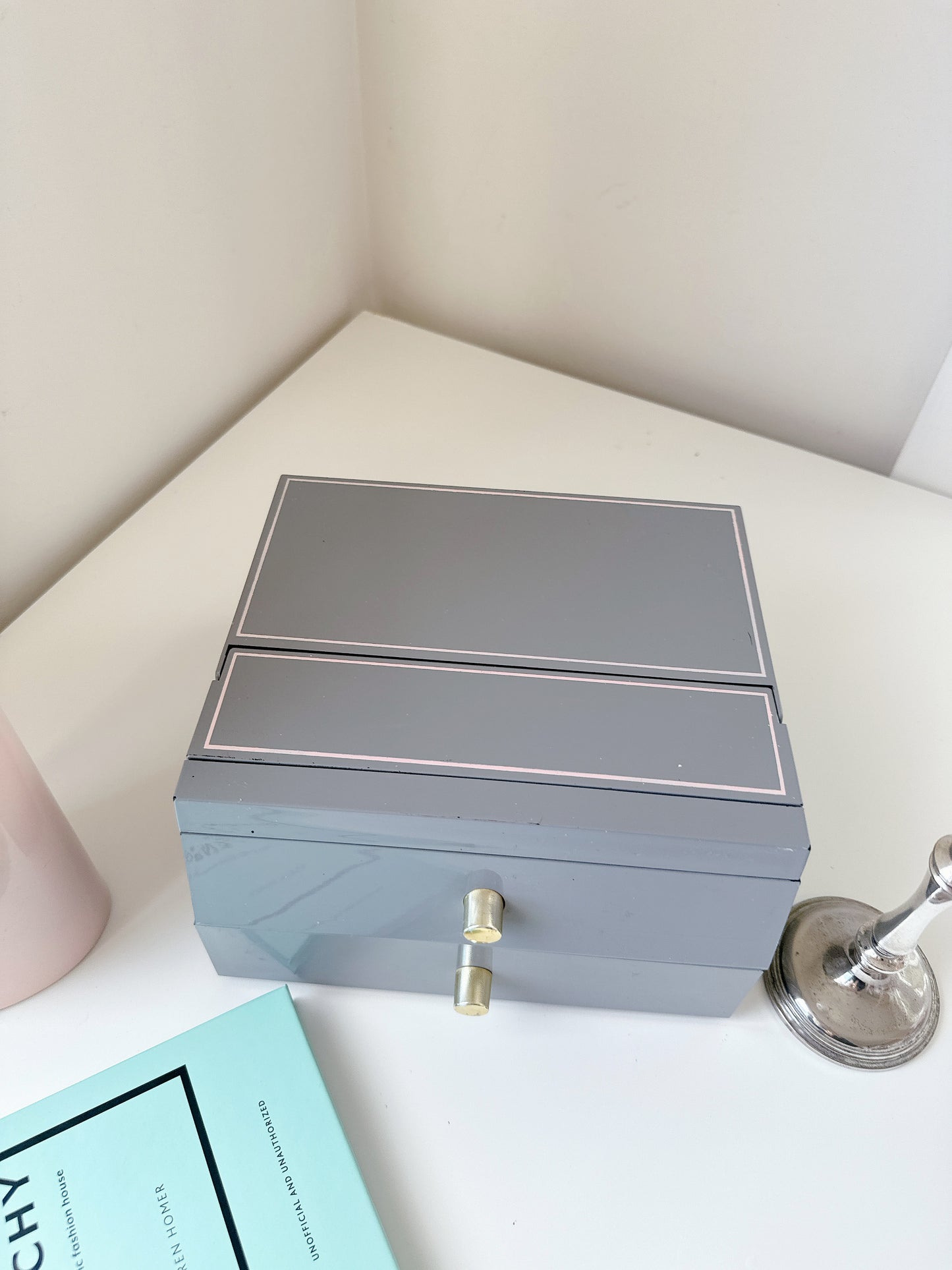 80’s Lacquered Jewellery Box