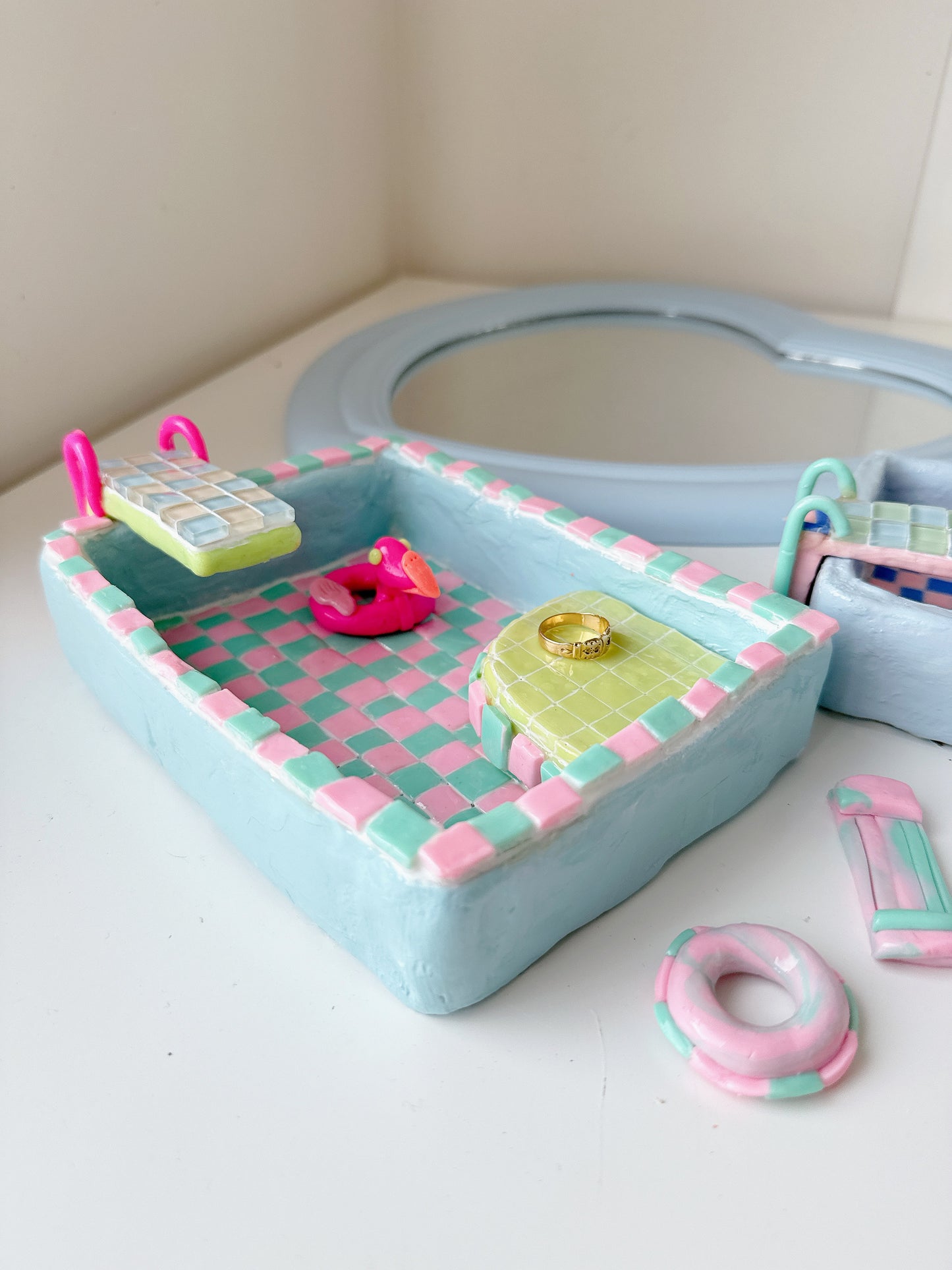 Handmade Pool Trinket Dishes