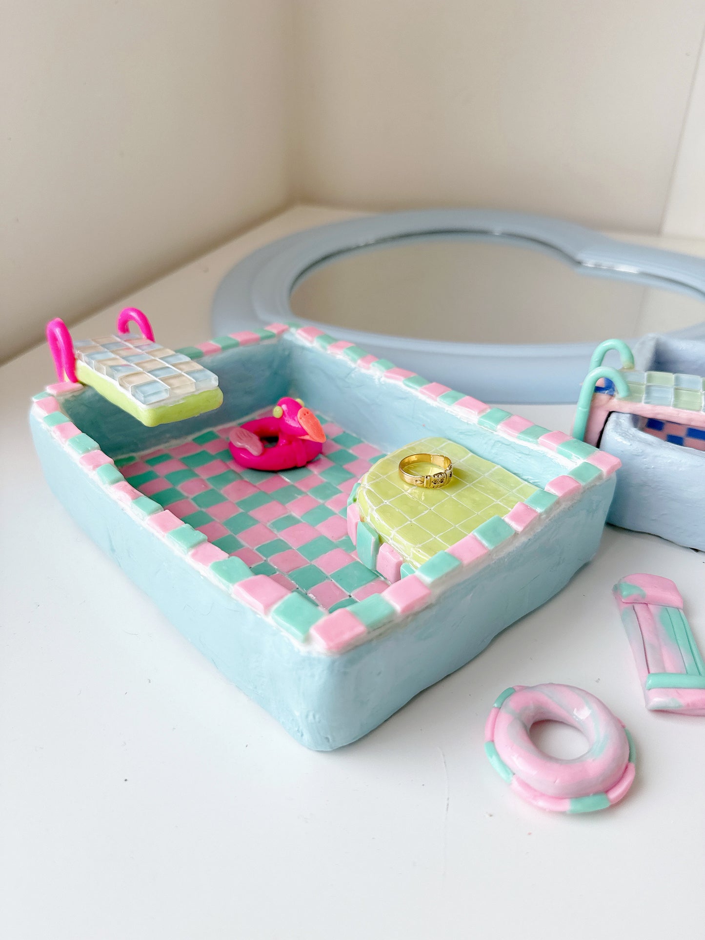 Handmade Pool Trinket Dishes