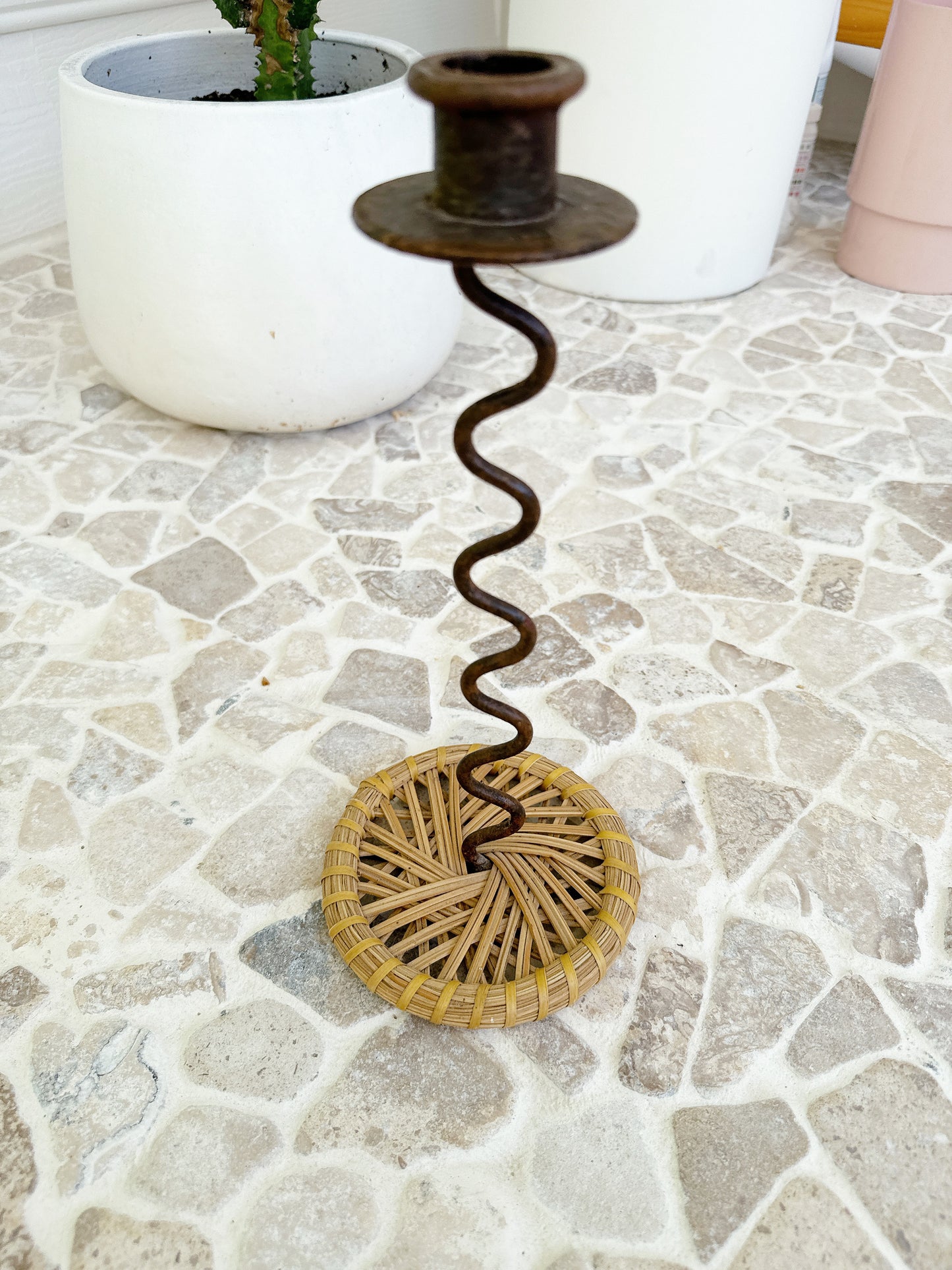 Vintage Wiggle Candle Holder