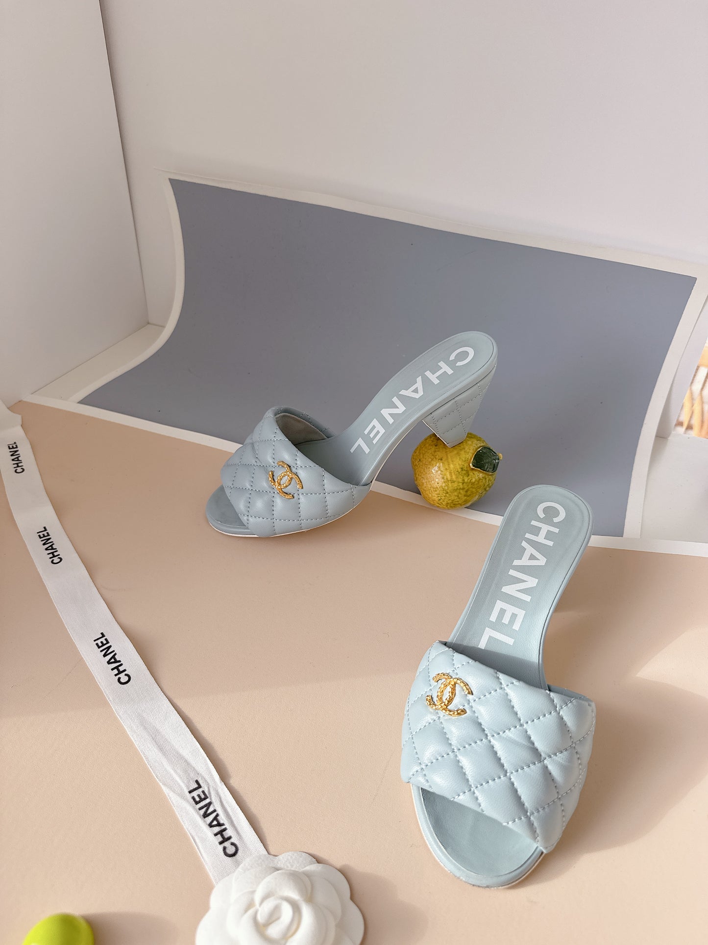 Chanel Quilted Lambskin Sandals