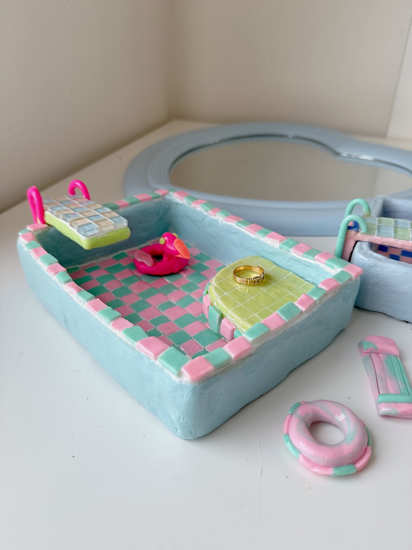 Handmade Pool Trinket Dishes