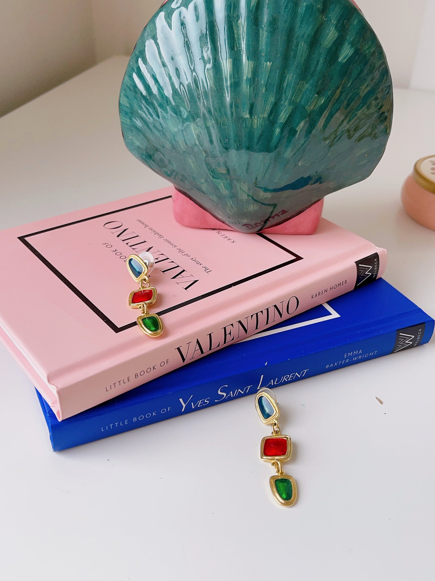 Multi Coloured Dangle Earrings