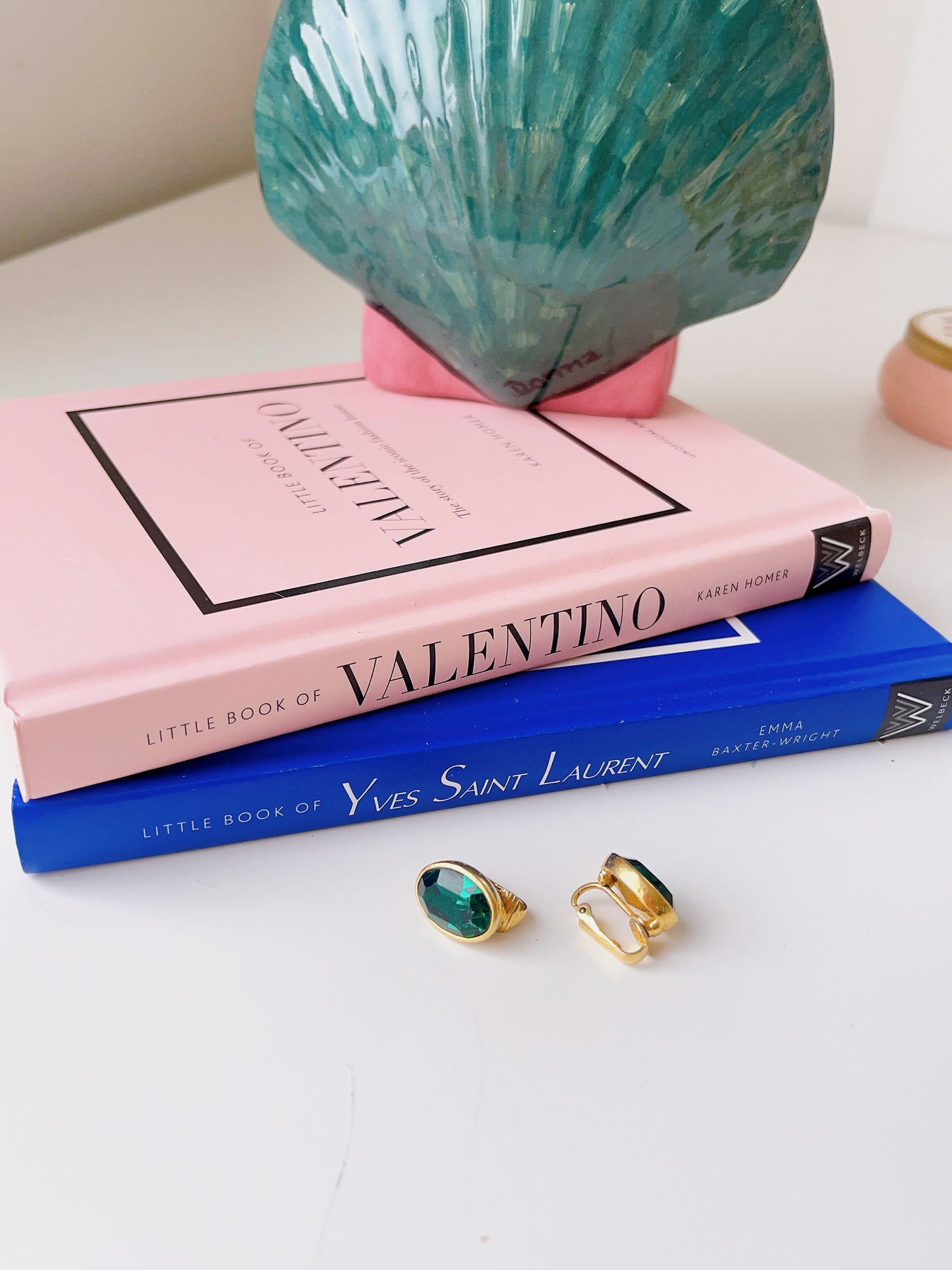 Emerald Green Vintage Earrings