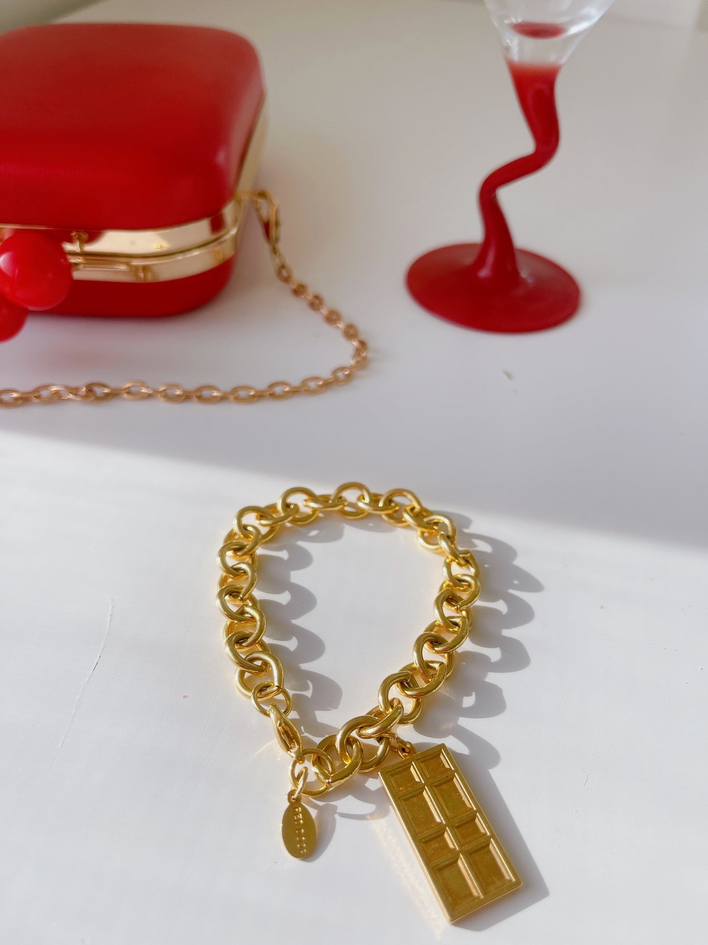Red Door Vintage Charm Bracelet