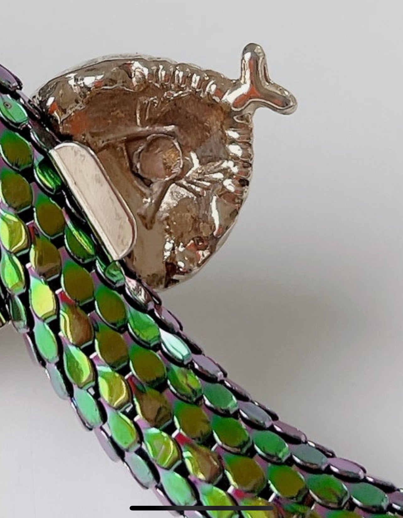 80’s Signed DL Auld co. Serpent Necklace