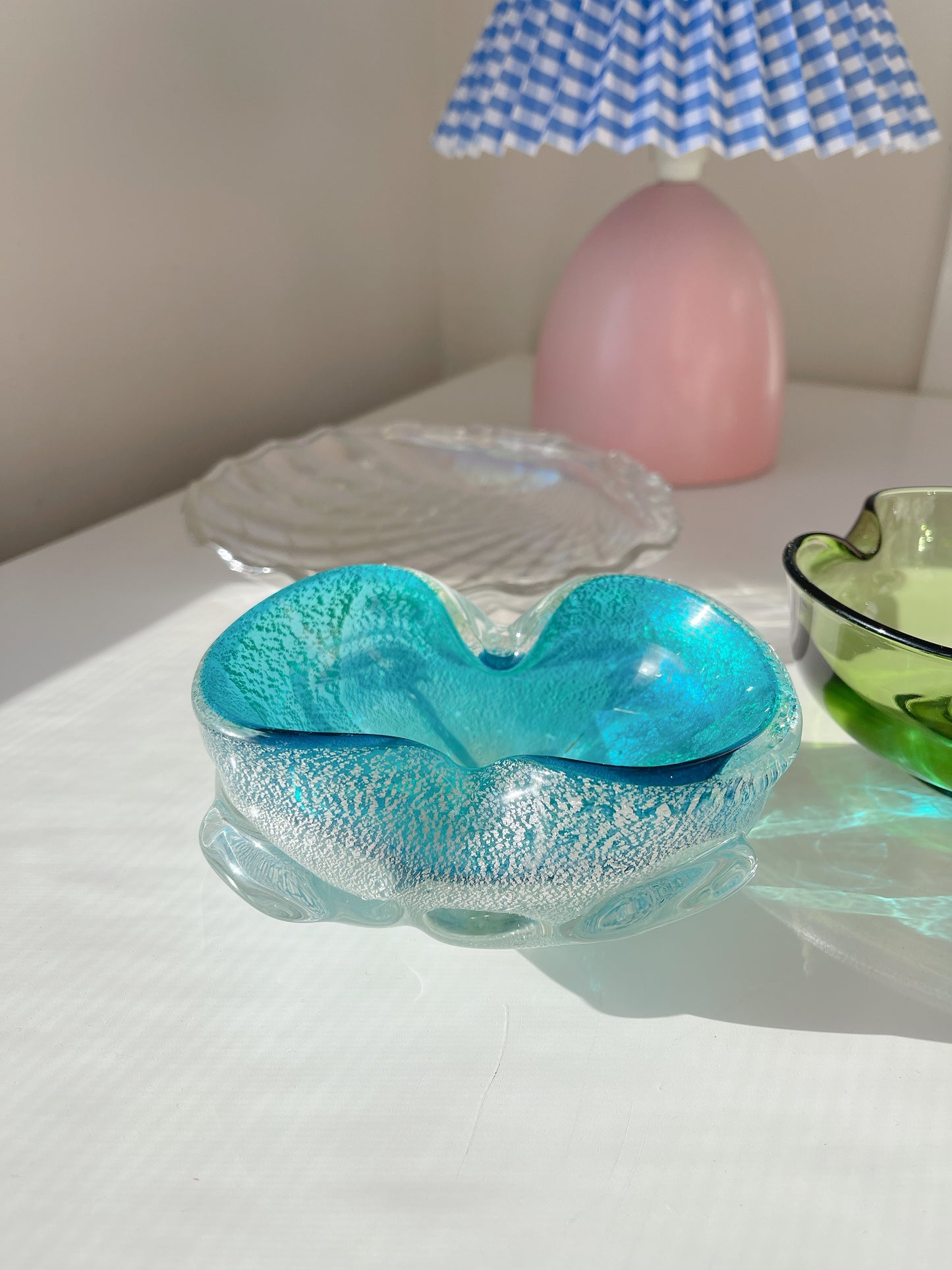 Stunning Vintage Murano Glass Trinket Dish