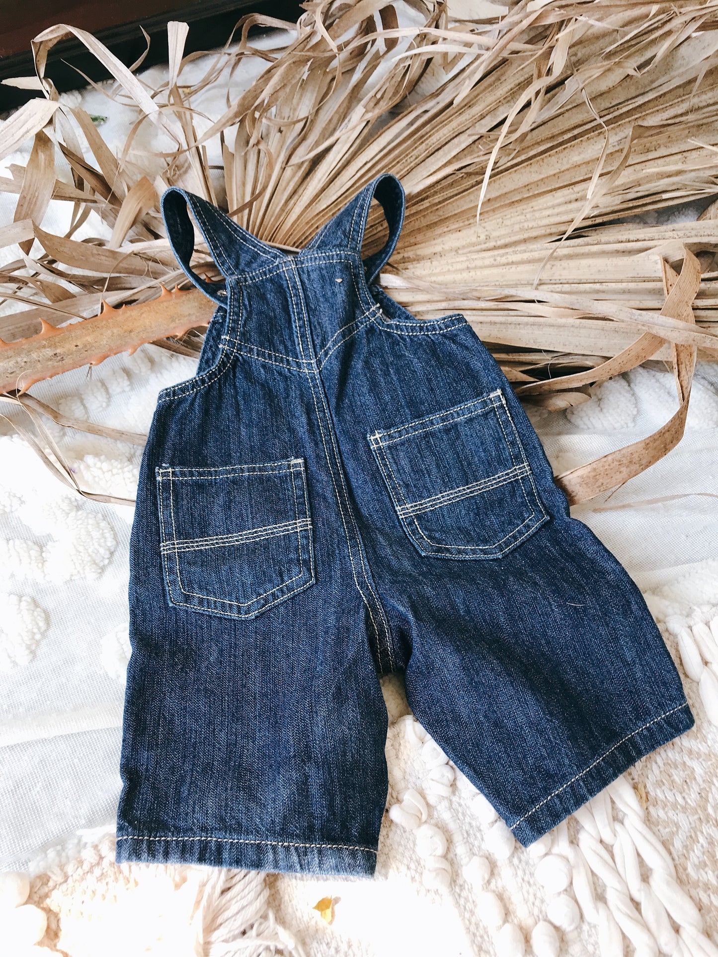 Denim Shortalls - Size 000