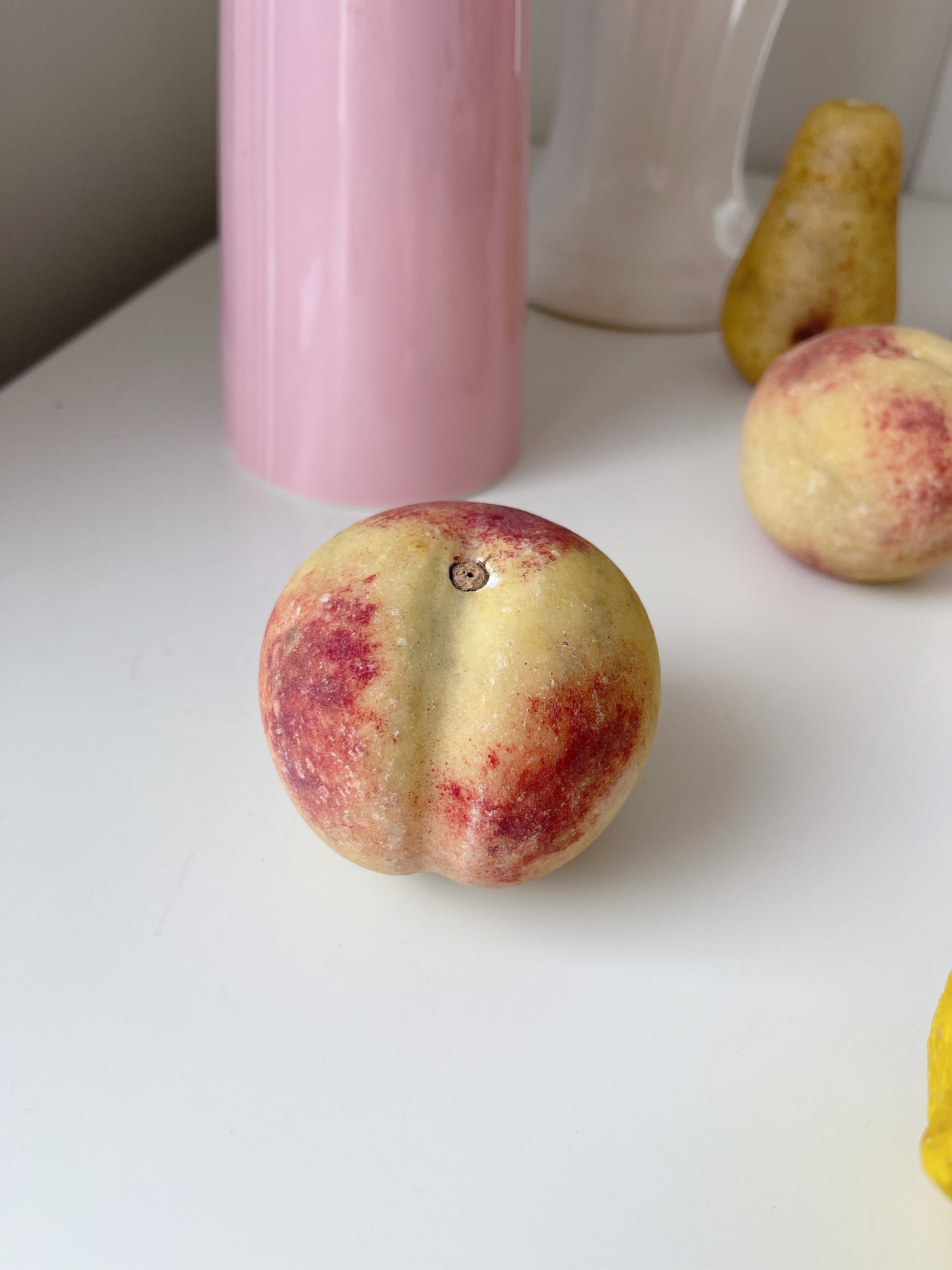 Set Stone Fruit Ornaments