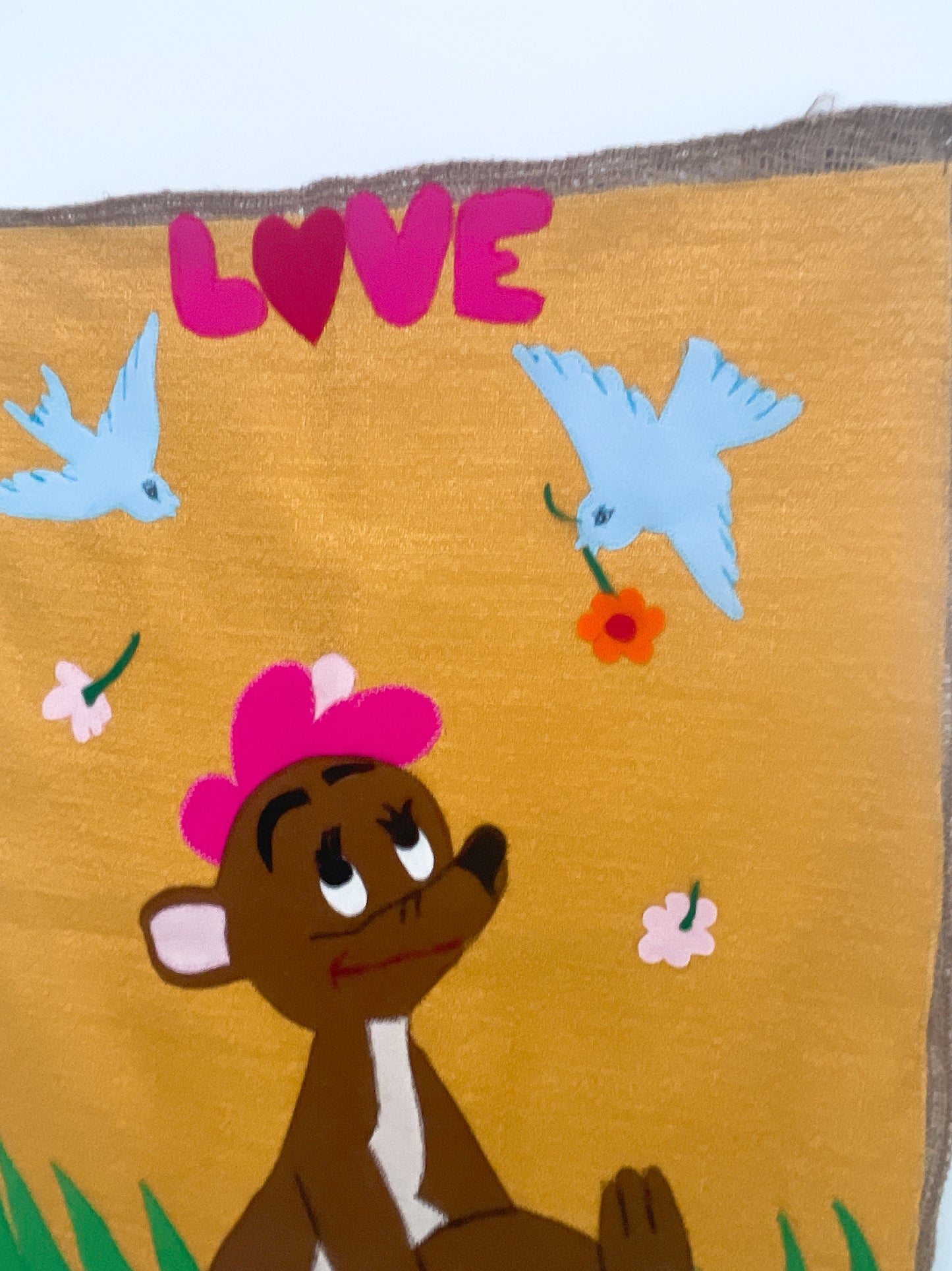 Vintage Teddy Appliqué