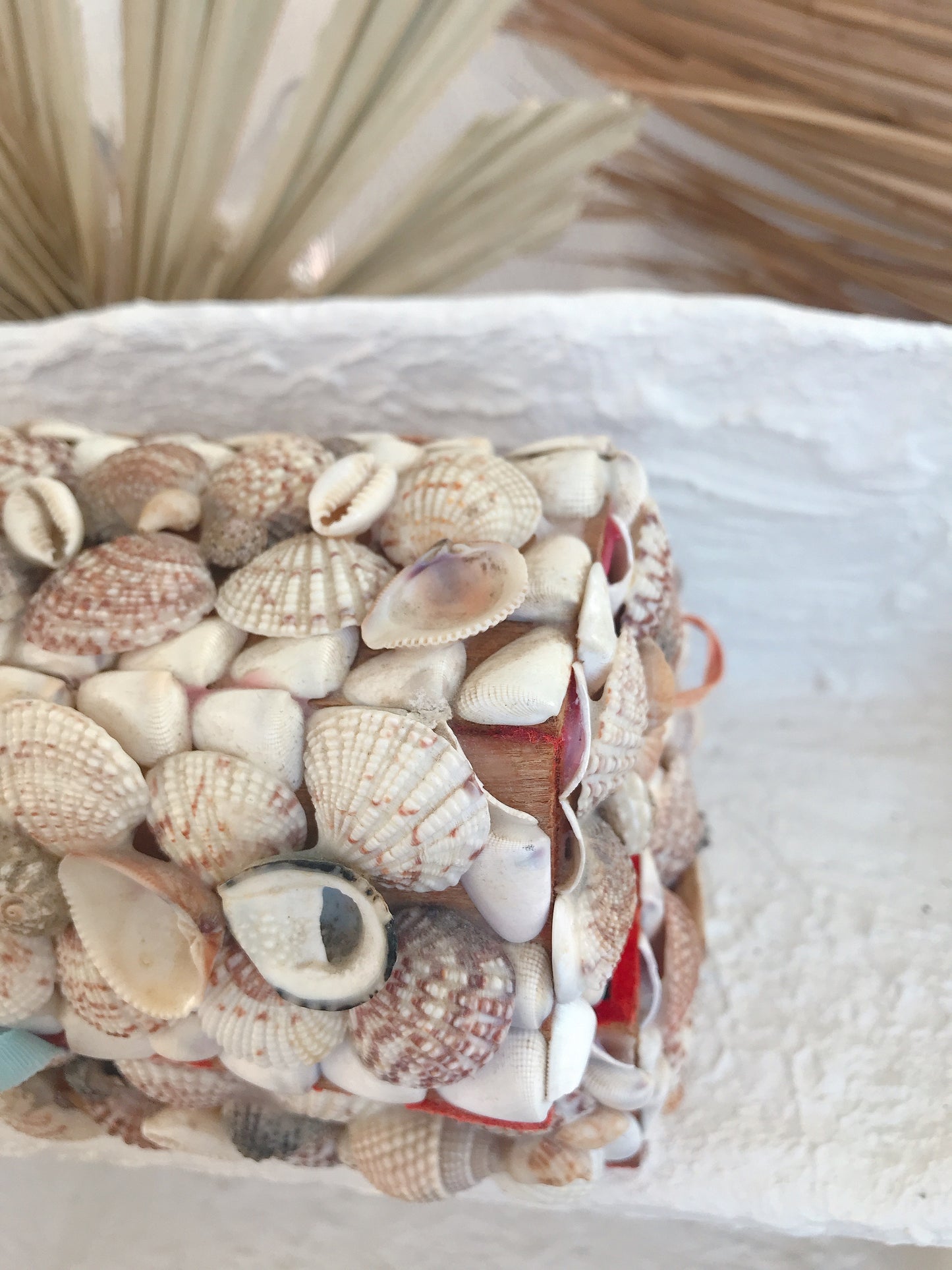 Vintage Shell Trinket Box