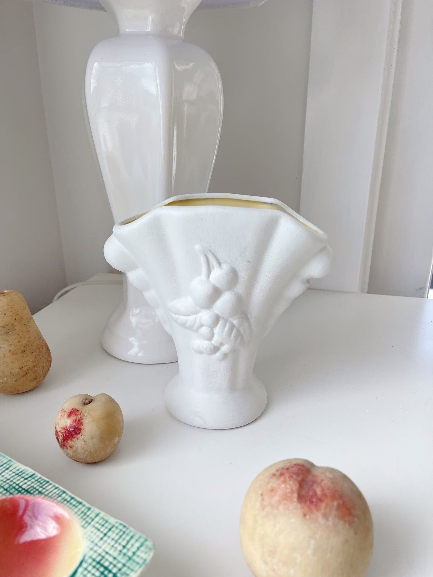 Repurposed Vintage Fruits Vase