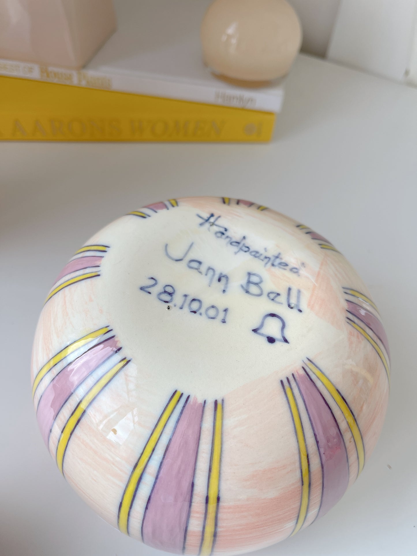 Handpainted Balloon Vase by Jann