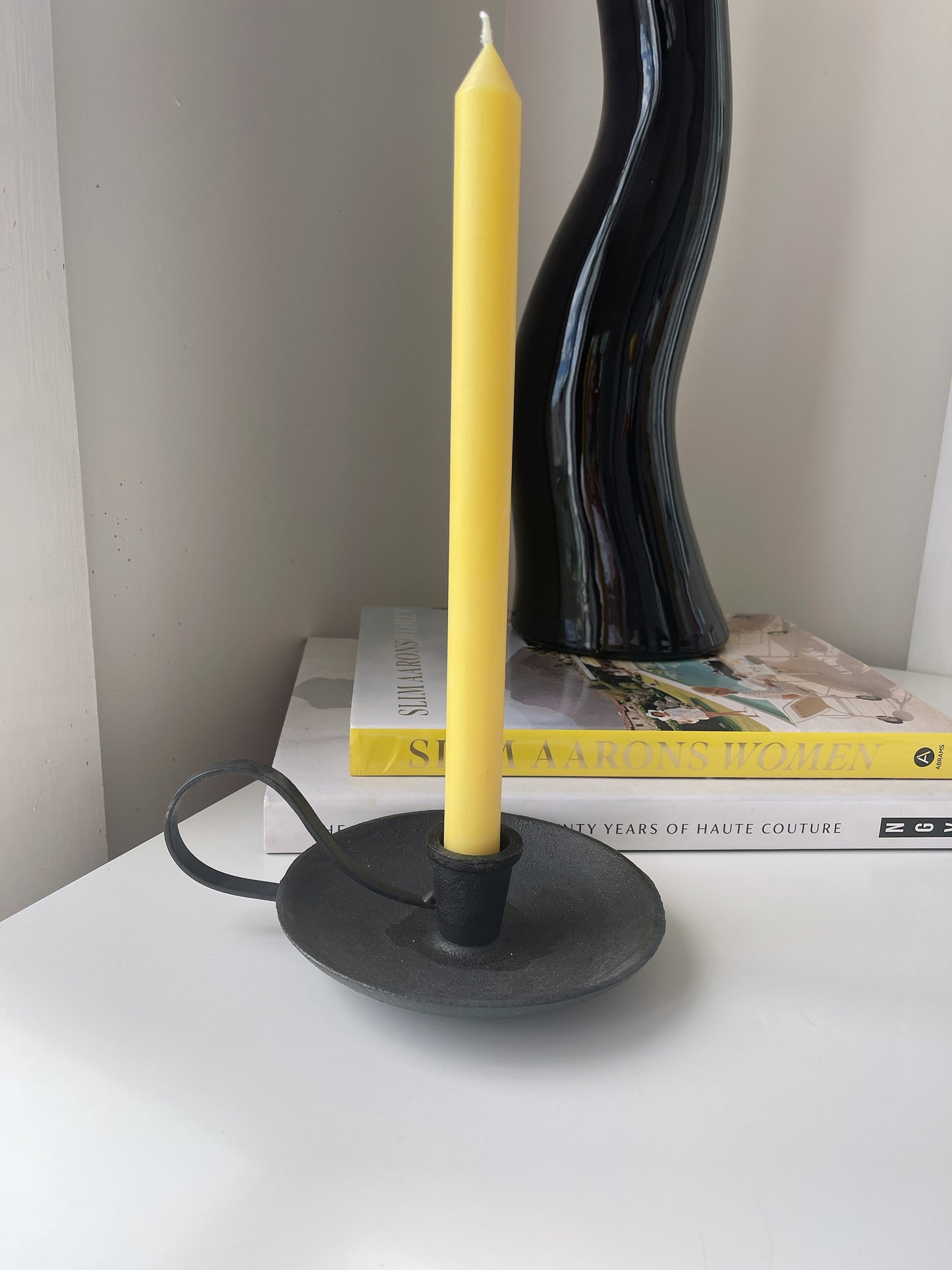 Cast Iron Candle Holder