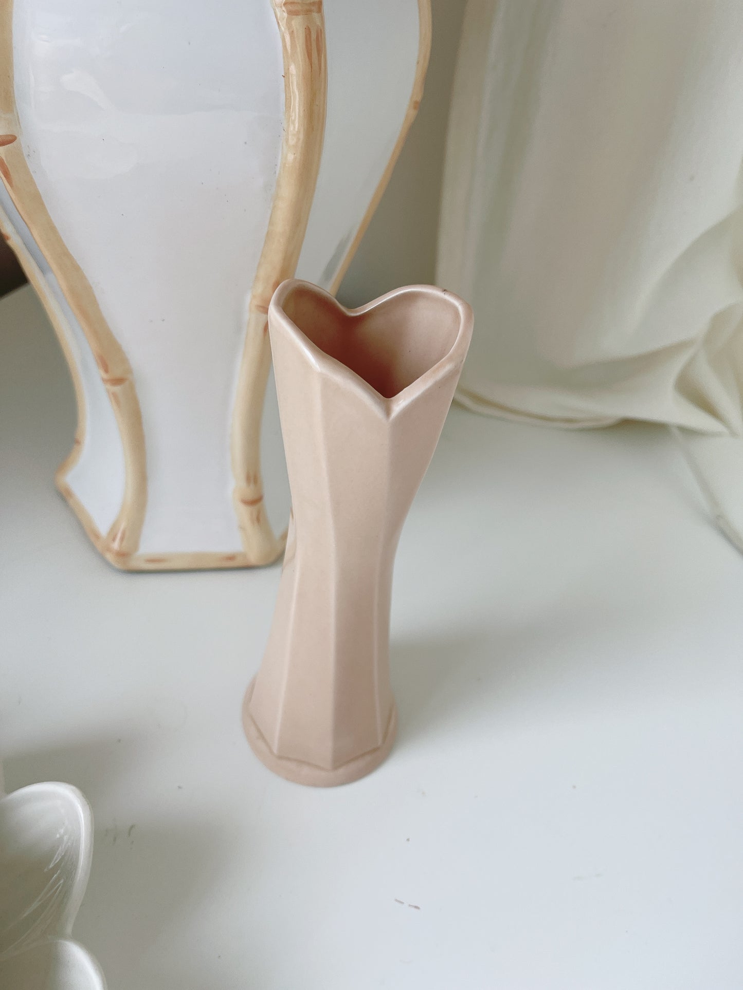Vintage Taupe Coloured Vase