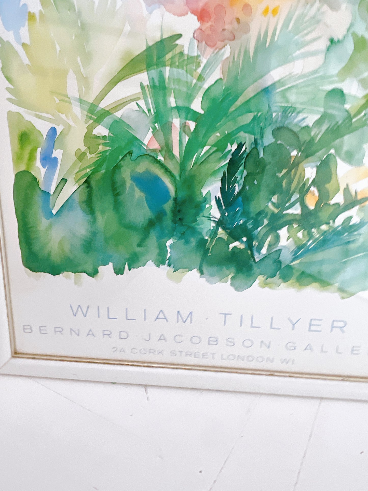‘Near Cannes’ William Tillyer Vintage Print