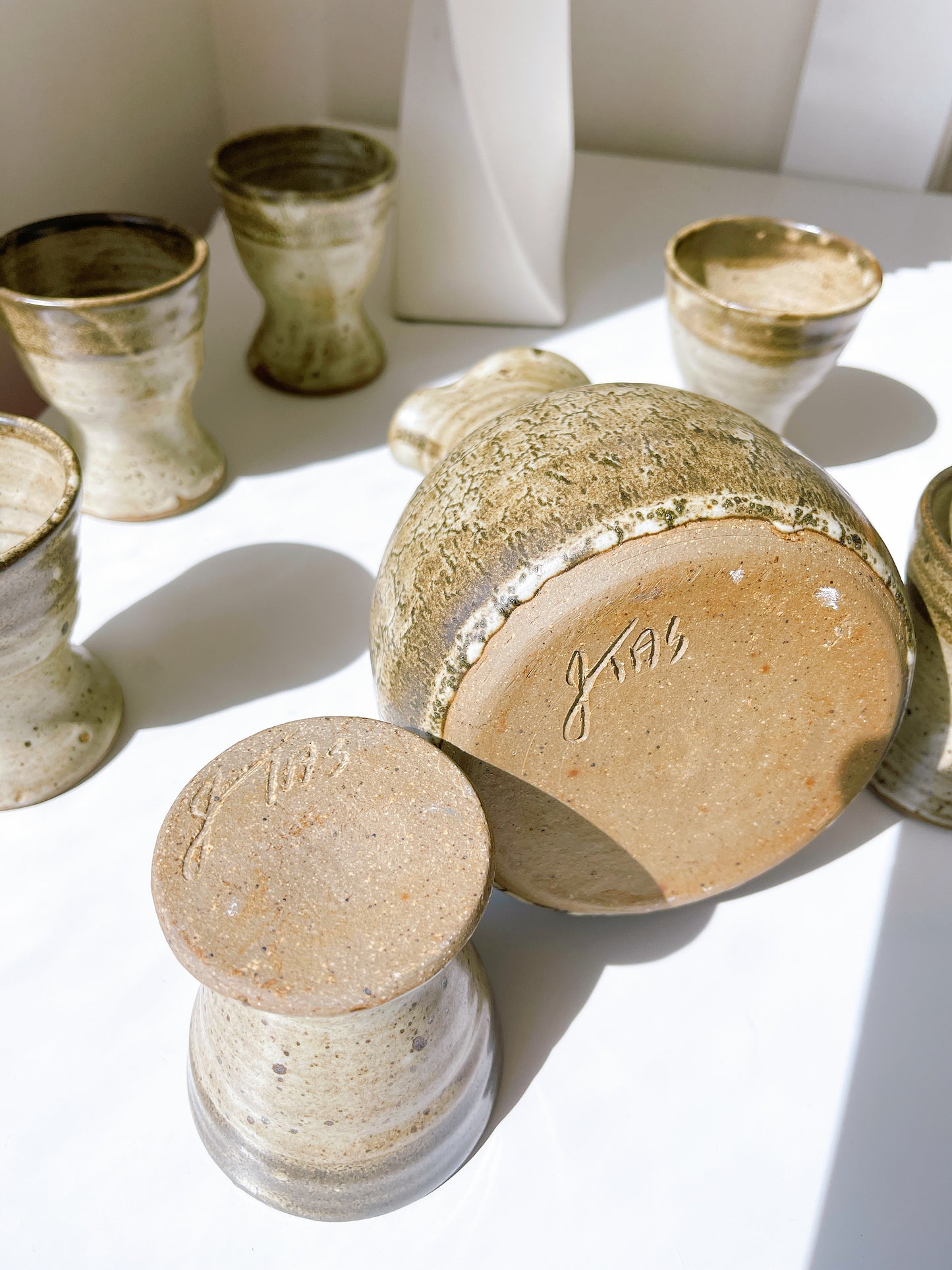 Stoneware Water Jug Set