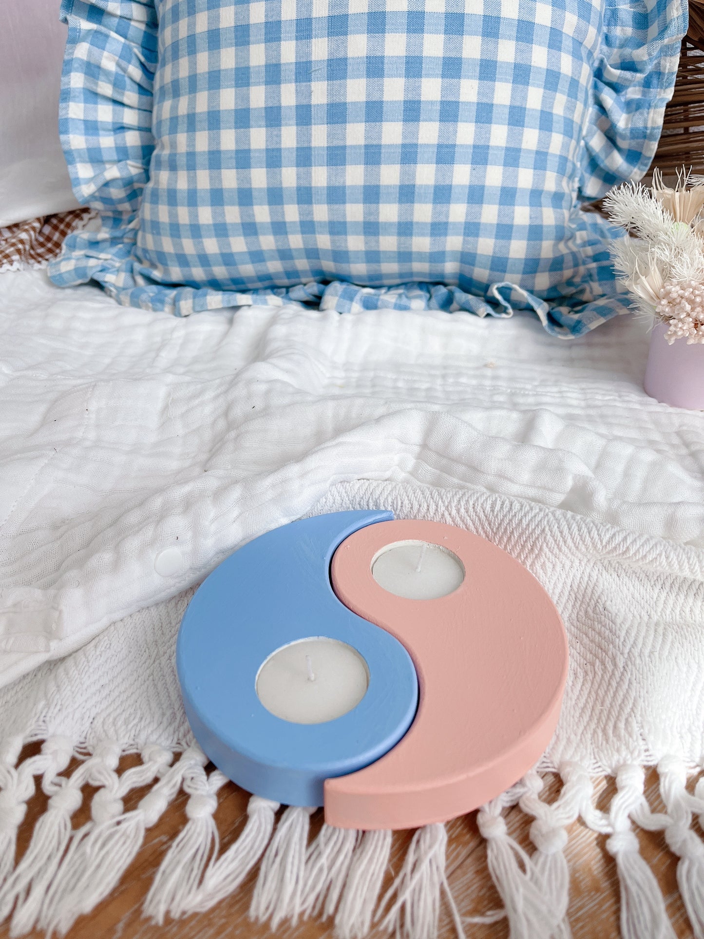 Yin Yang T-Light Candle Holder