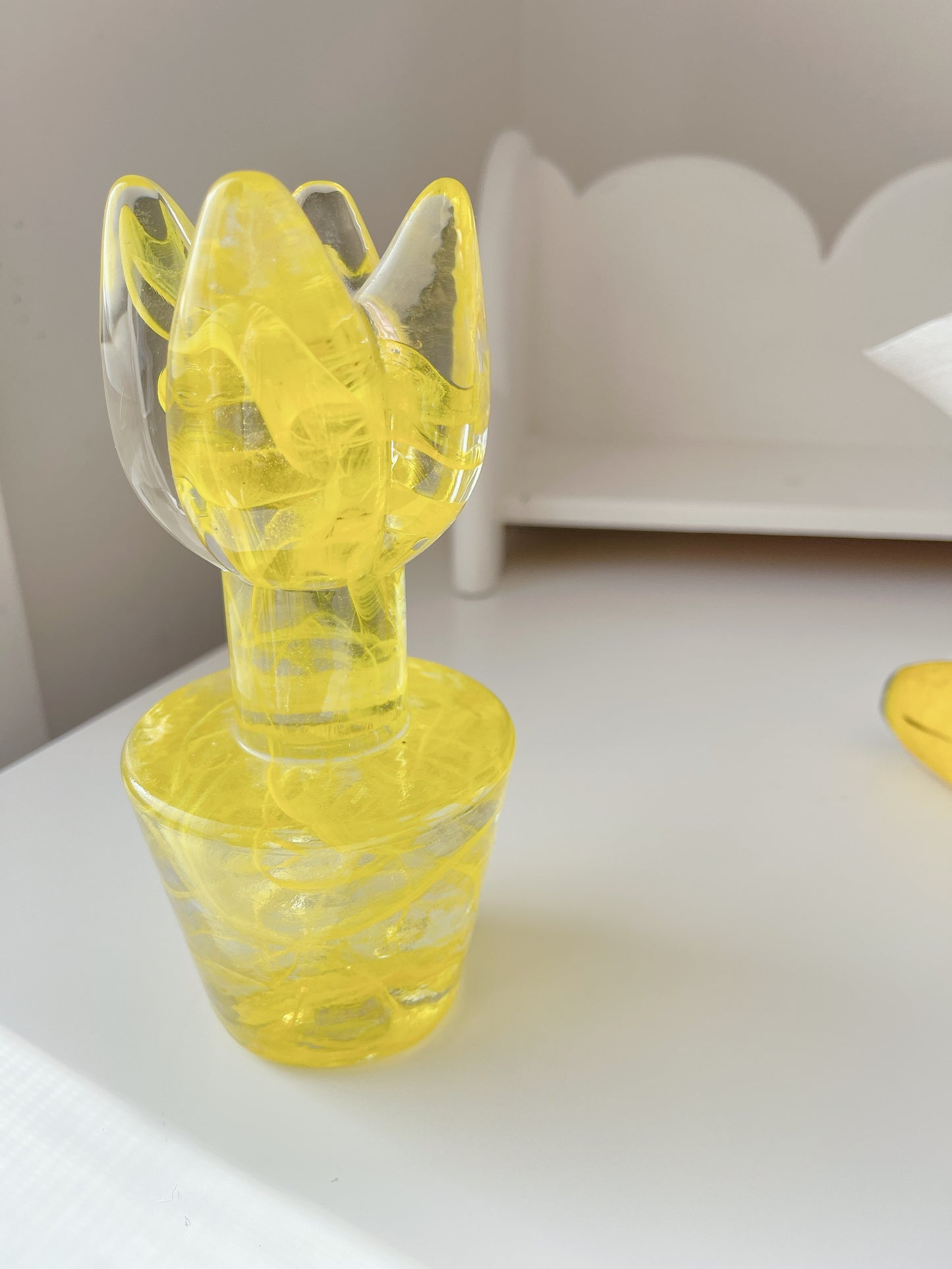 Flower Power Kosta Boda Glass Tulip - Sweden