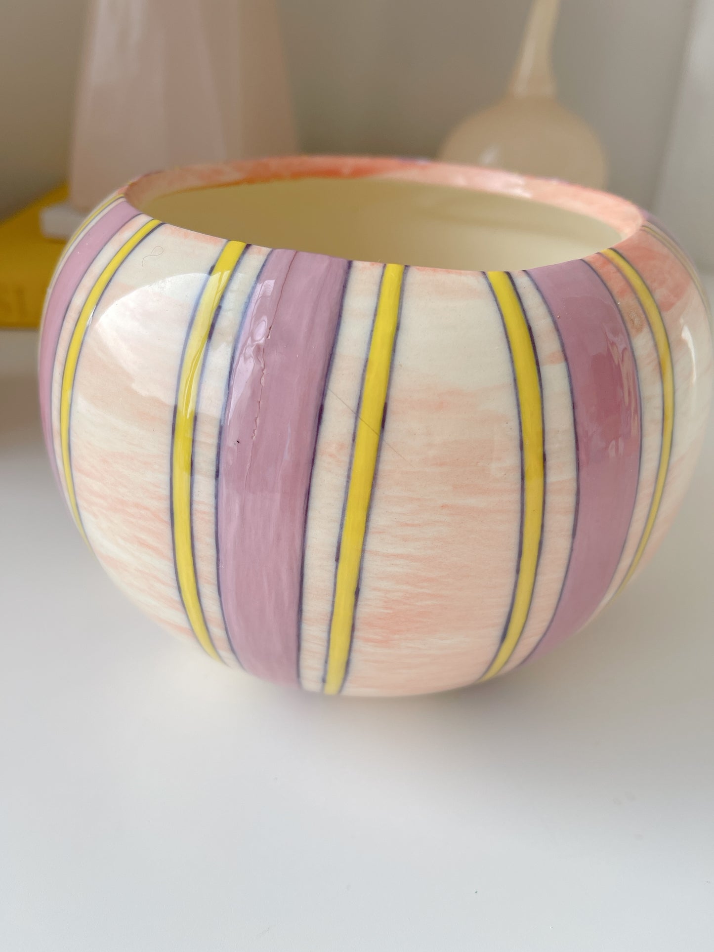 Handpainted Balloon Vase by Jann