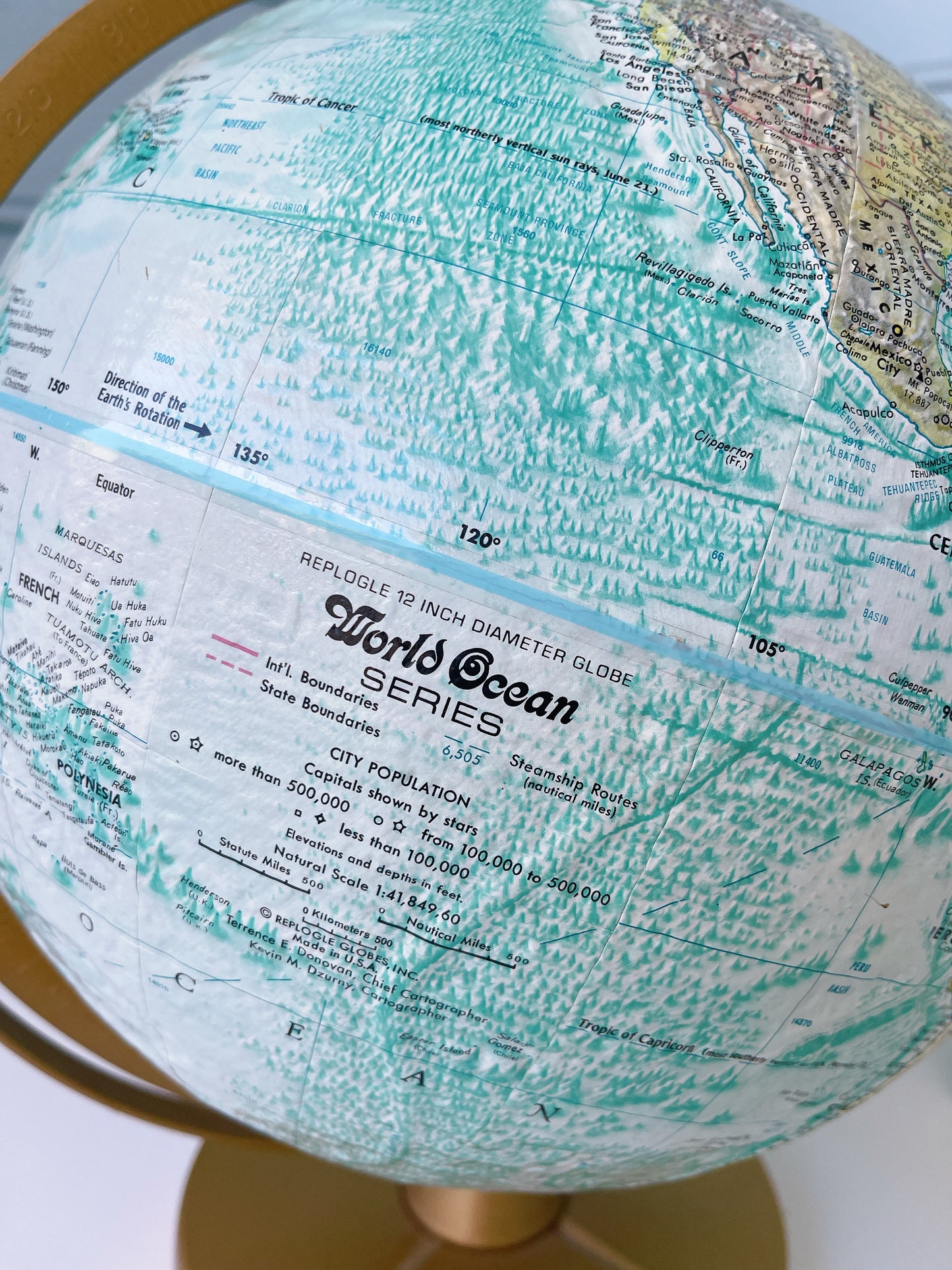 Vintage World Globe