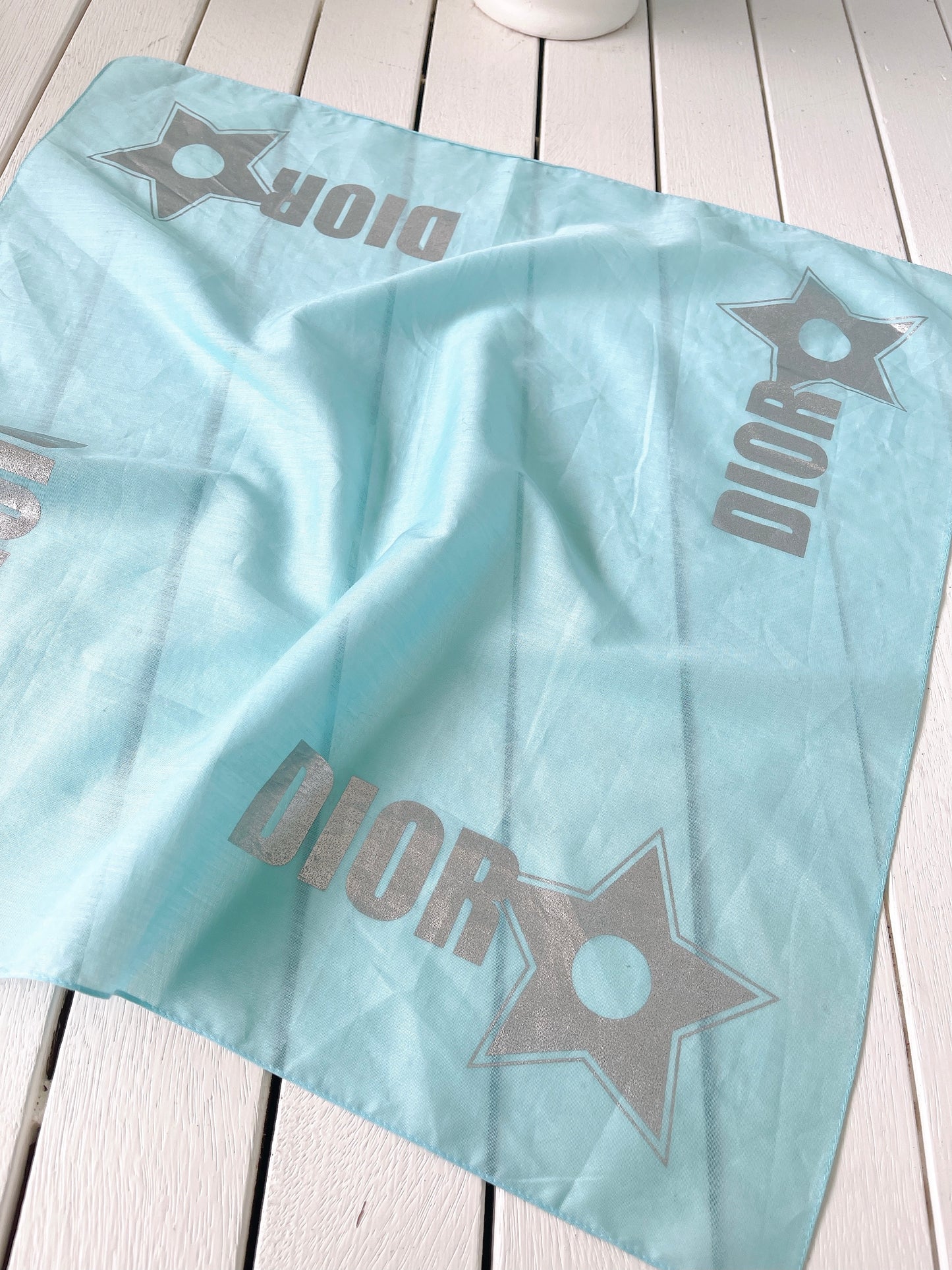 Authentic Christian Dior Cotton Scarf