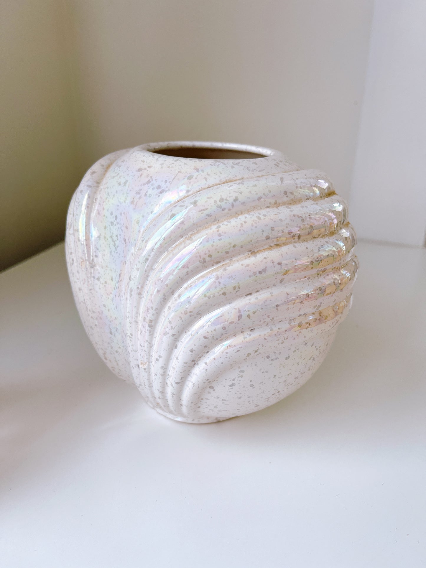 Iridescent 80’s Vase