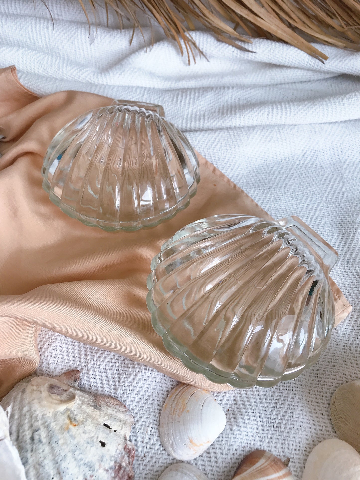 Glass Pyrex Shell Dishes - Sold Individually