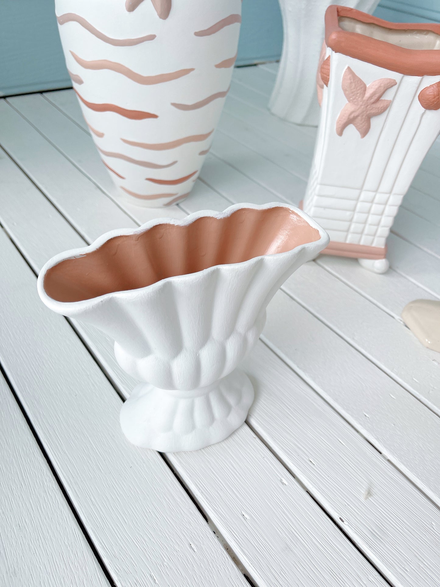 Vintage Mermaid Tail Vase - Peachy Inner