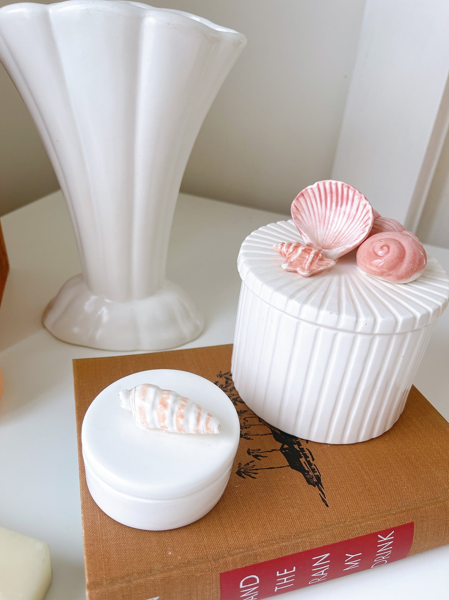 Vintage Fine Bone China Jewellery Box