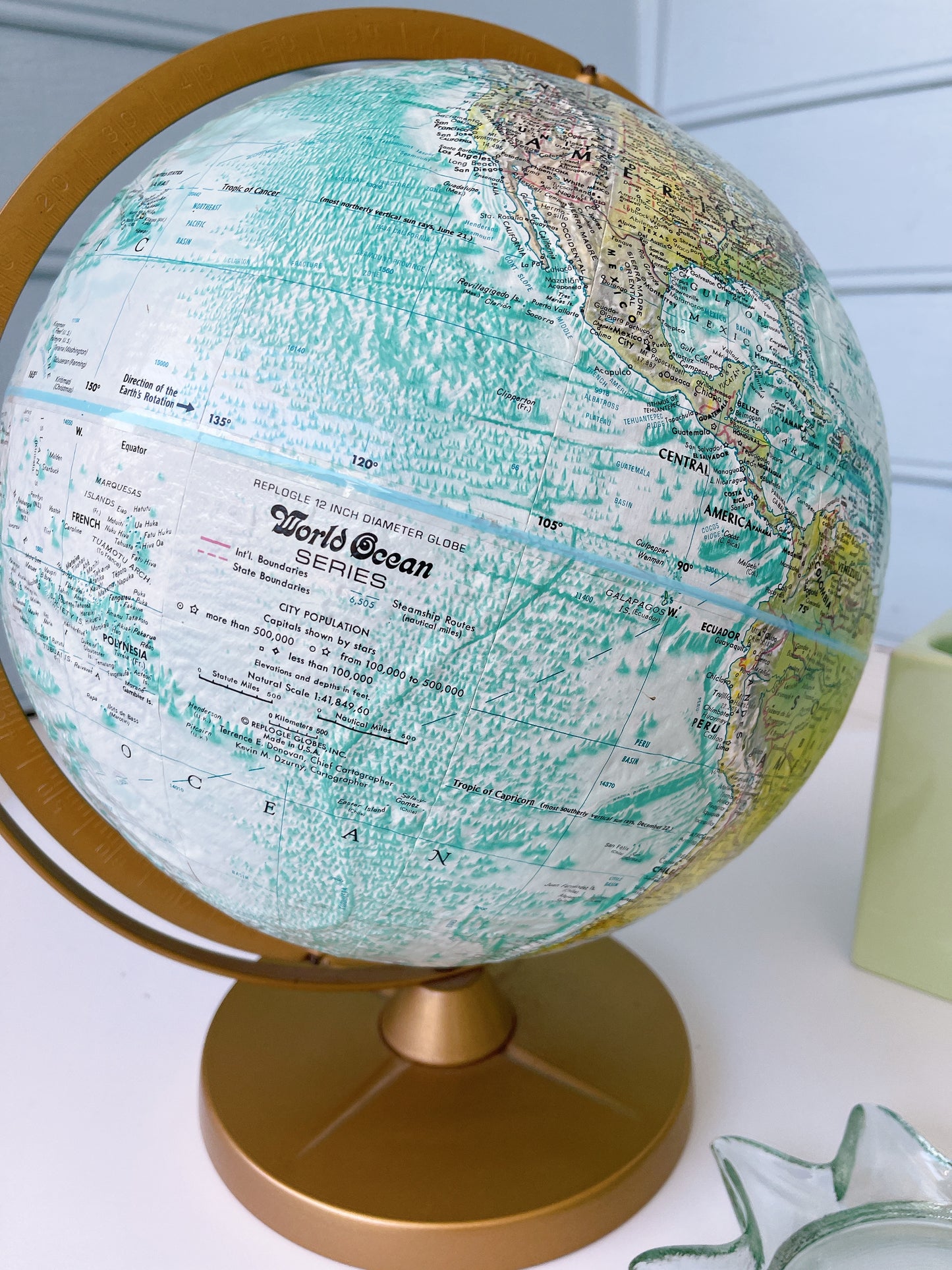 Vintage World Globe