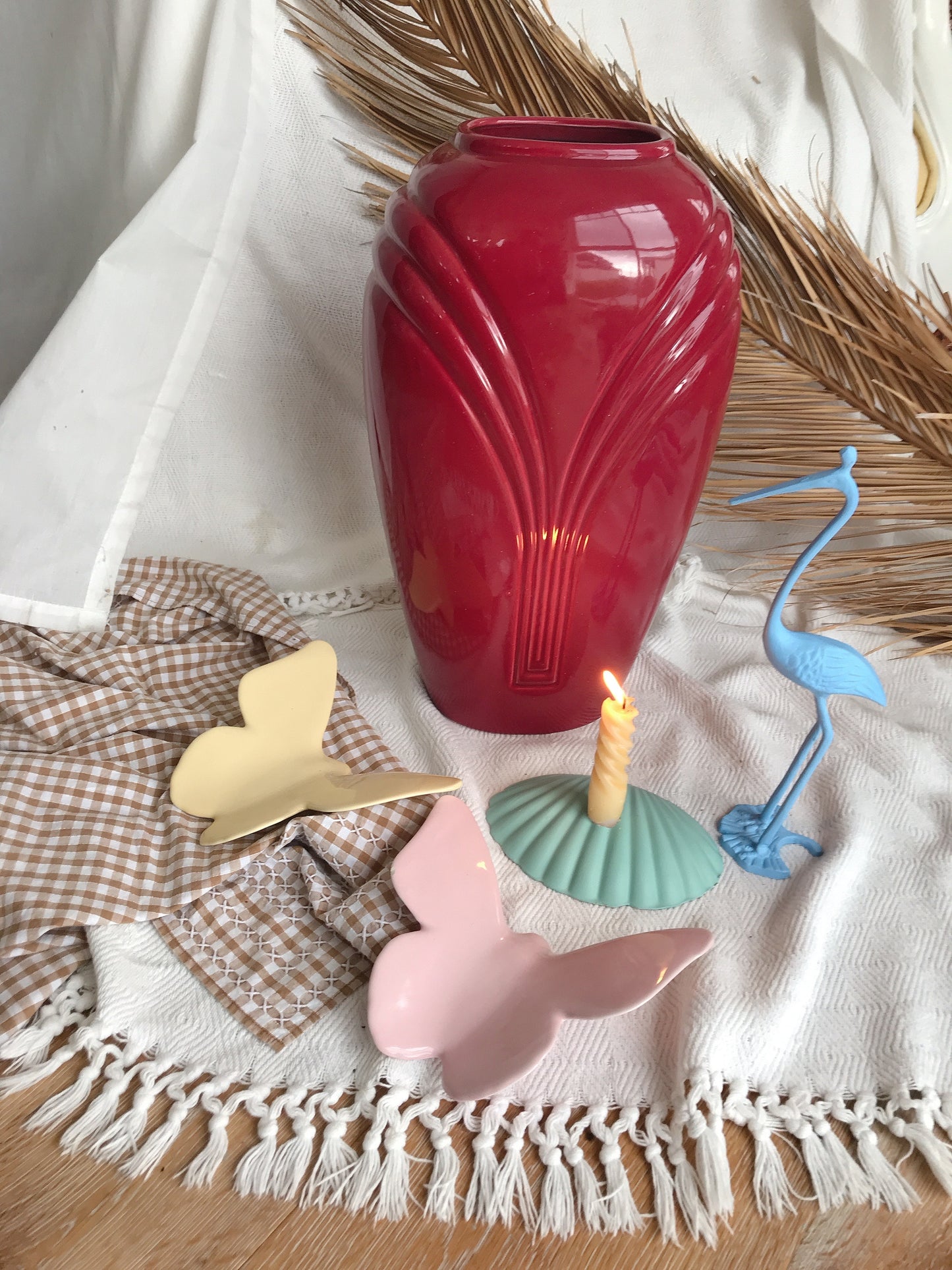 Large Art Deco Marone Vase