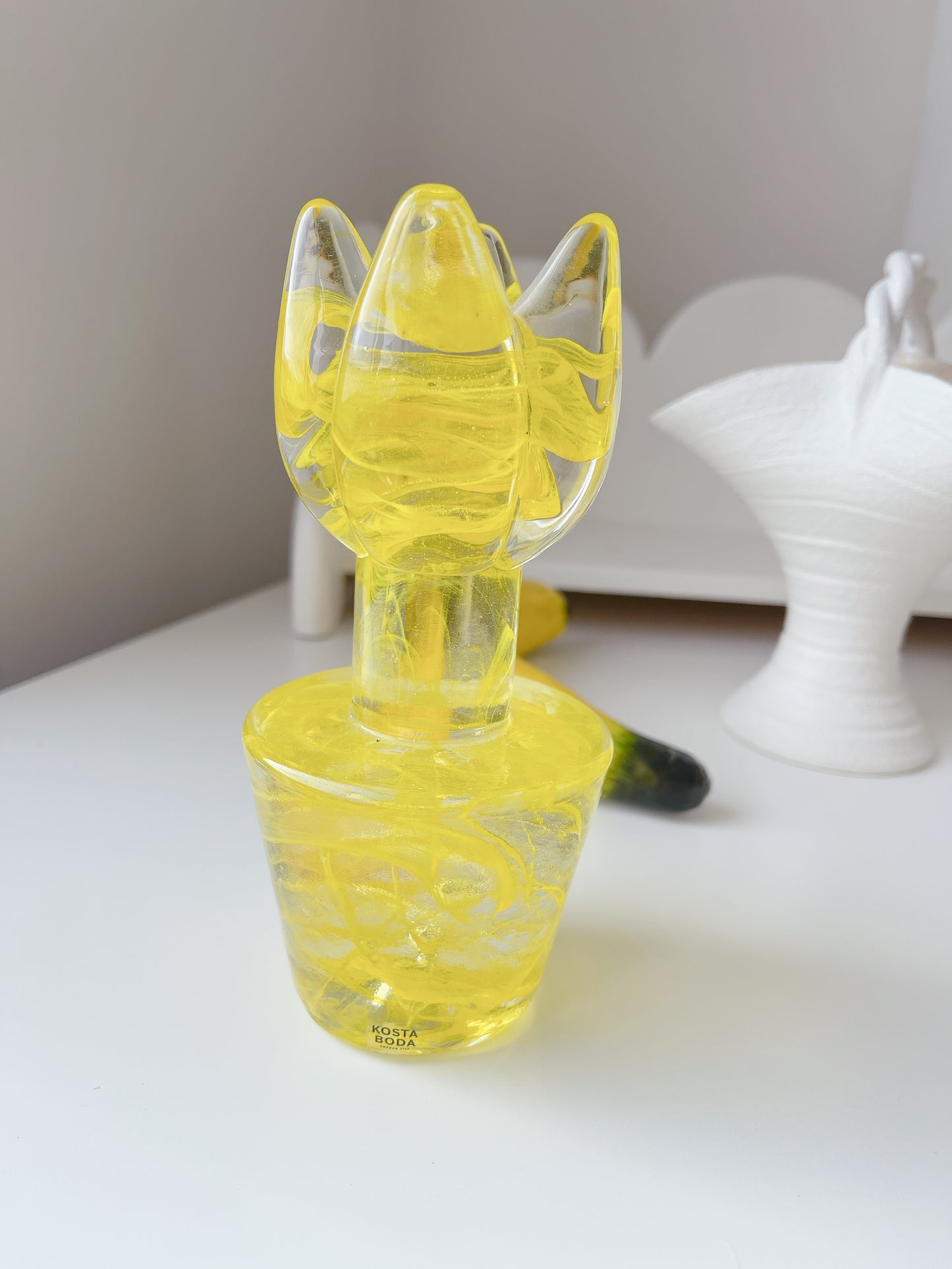 Flower Power Kosta Boda Glass Tulip - Sweden
