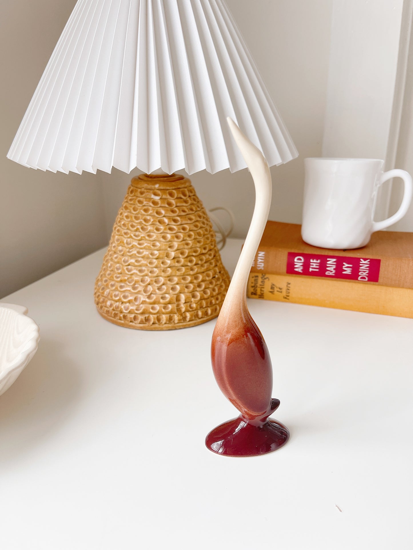 Mini Ceramic Vintage Crane