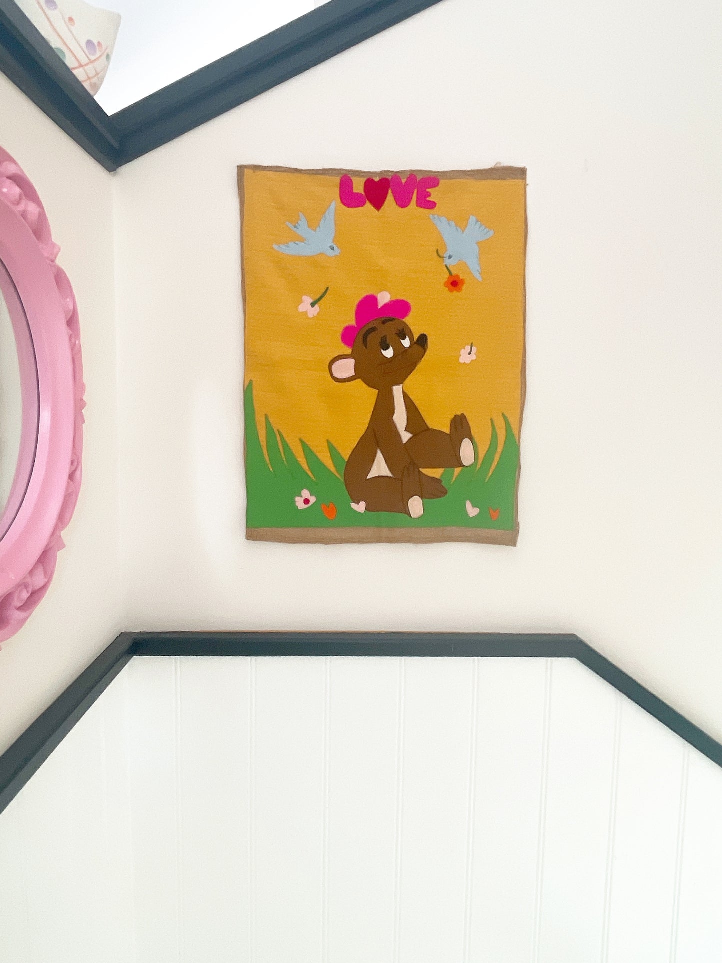Vintage Teddy Appliqué