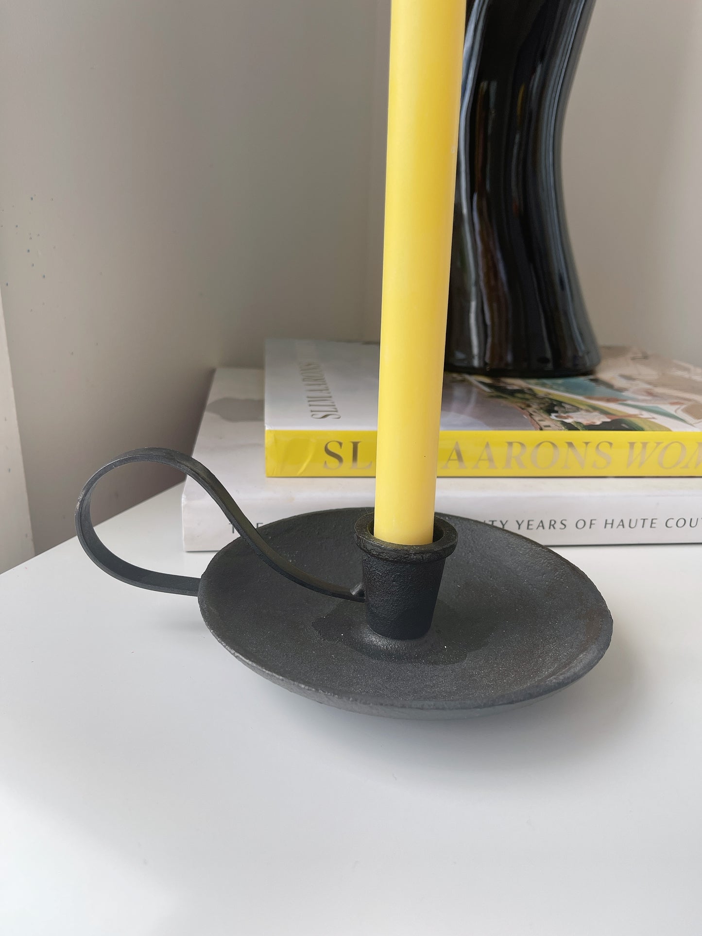 Cast Iron Candle Holder
