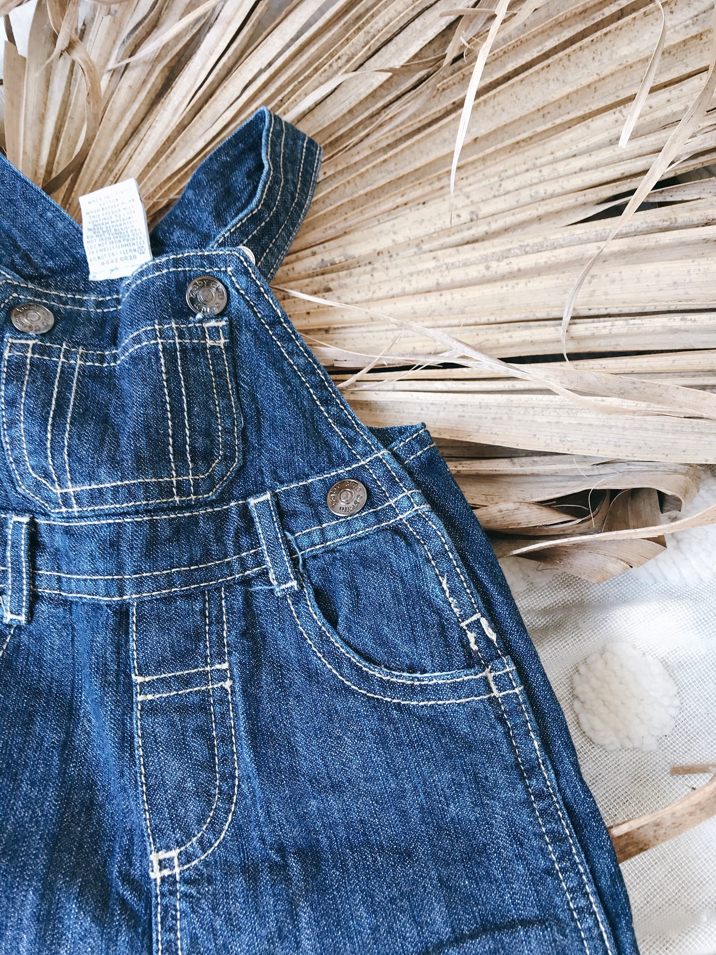 Denim Shortalls - Size 000
