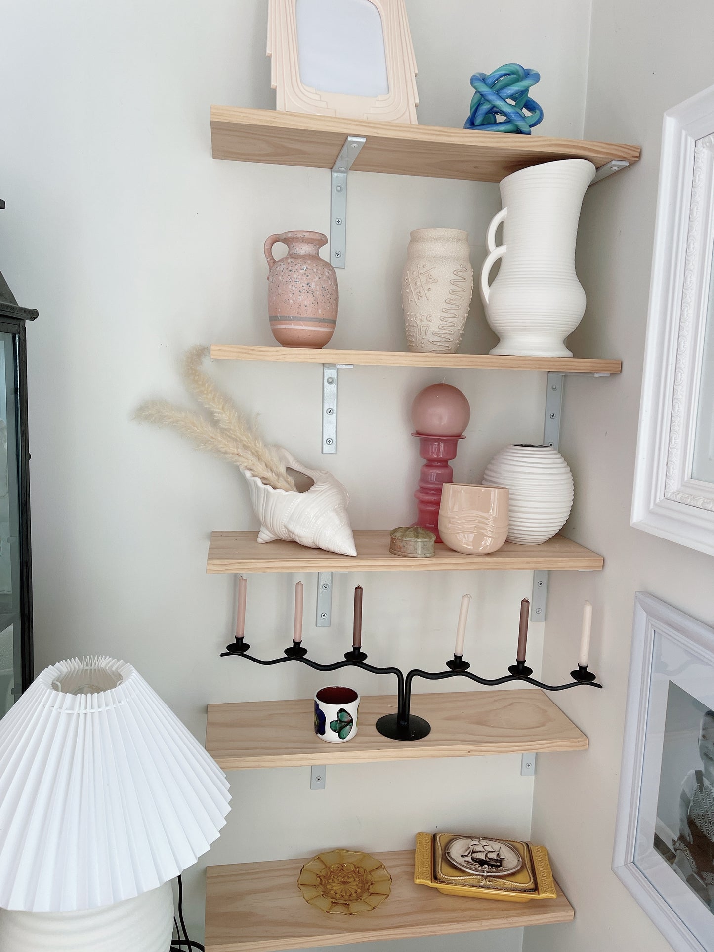 Ribbed White Balloon Vase