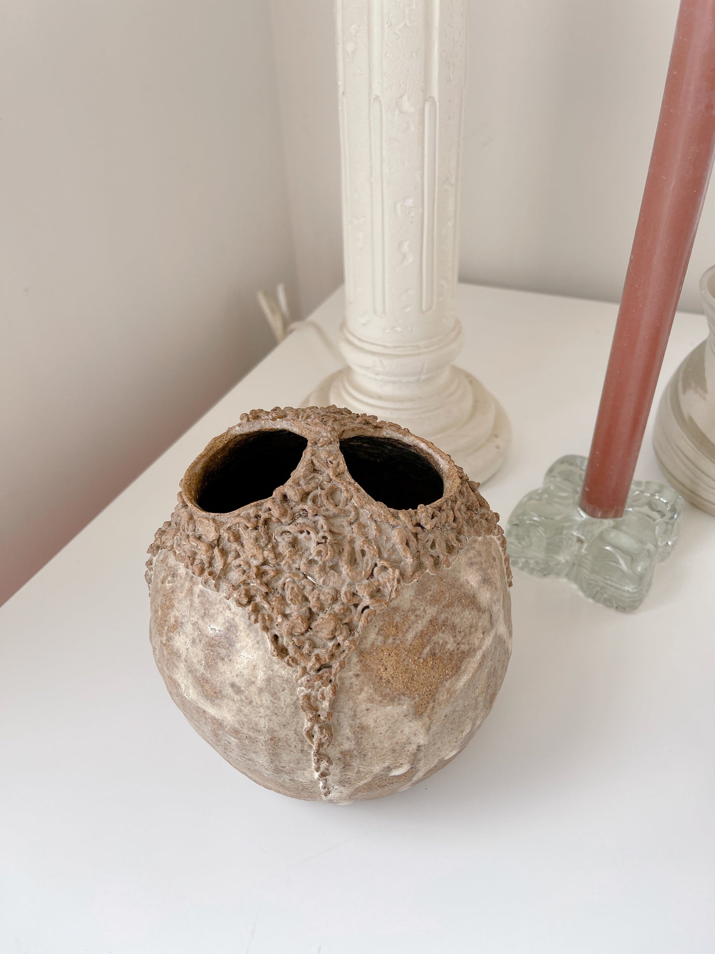 Mid Century Pottery Vase - 1975