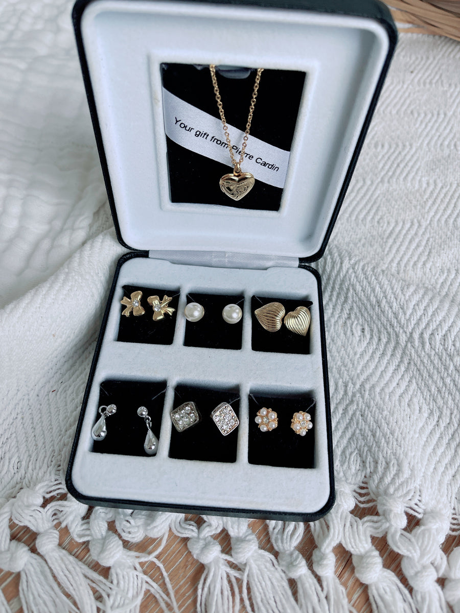 Pierre cardin discount six earring set