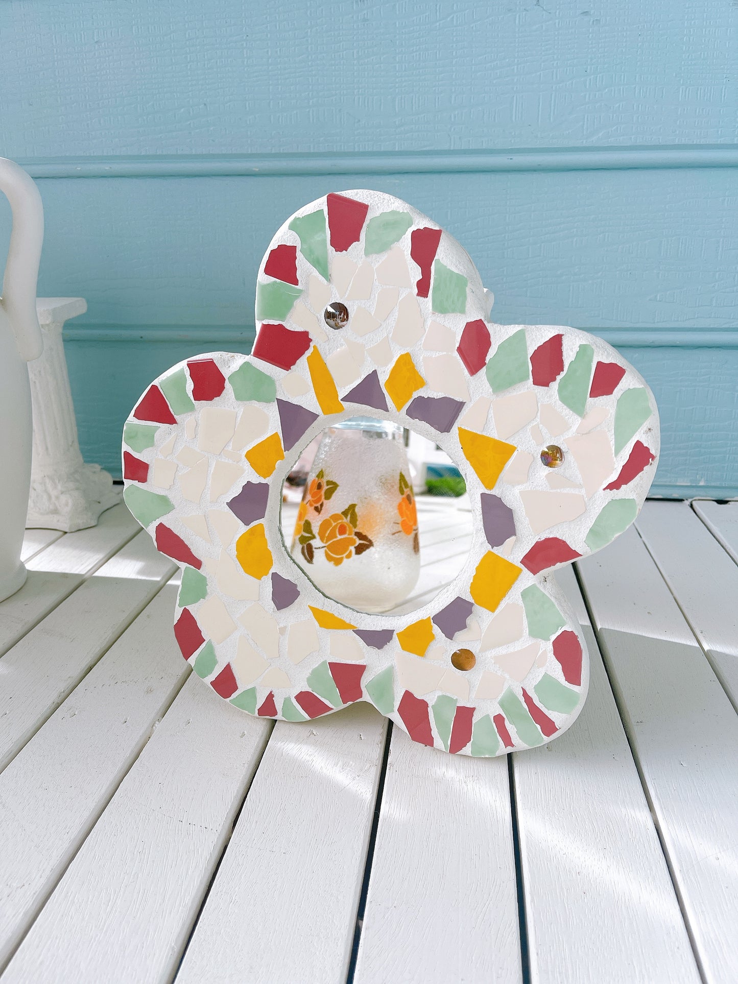 Flower Mosaic Mirror