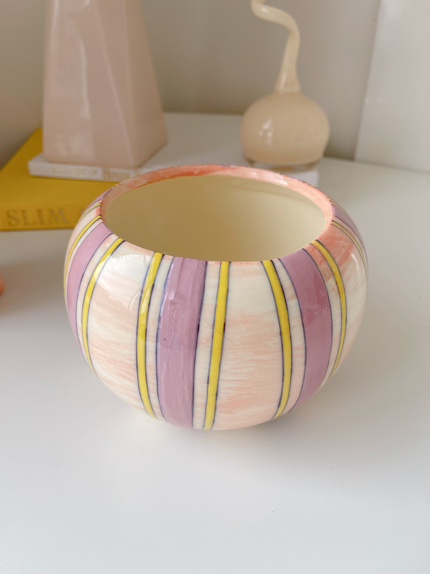 Handpainted Balloon Vase by Jann