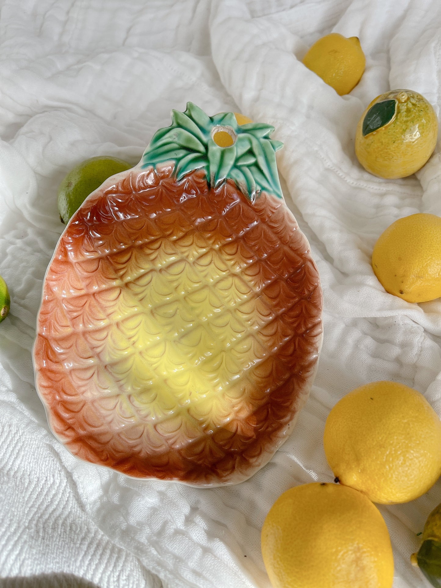 Vintage Pineapple Wall Plate