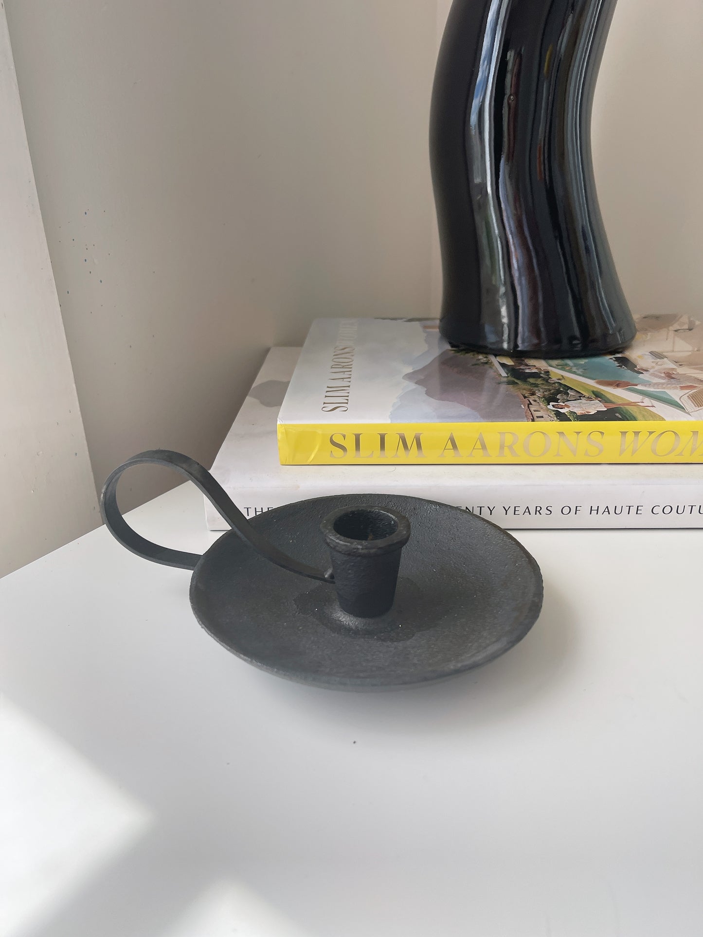 Cast Iron Candle Holder