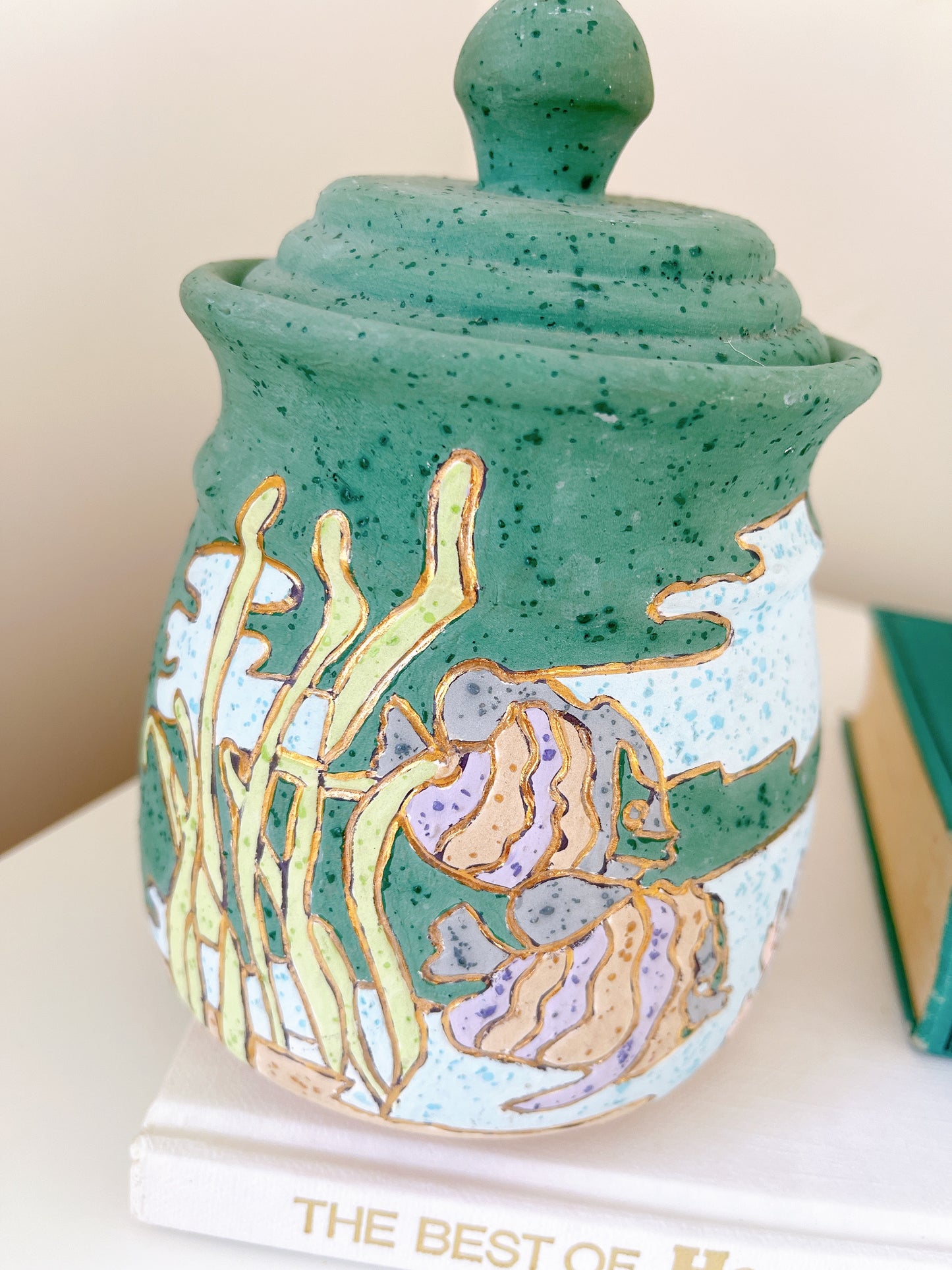 The Very ā90ās fish Canister by Lori ā94