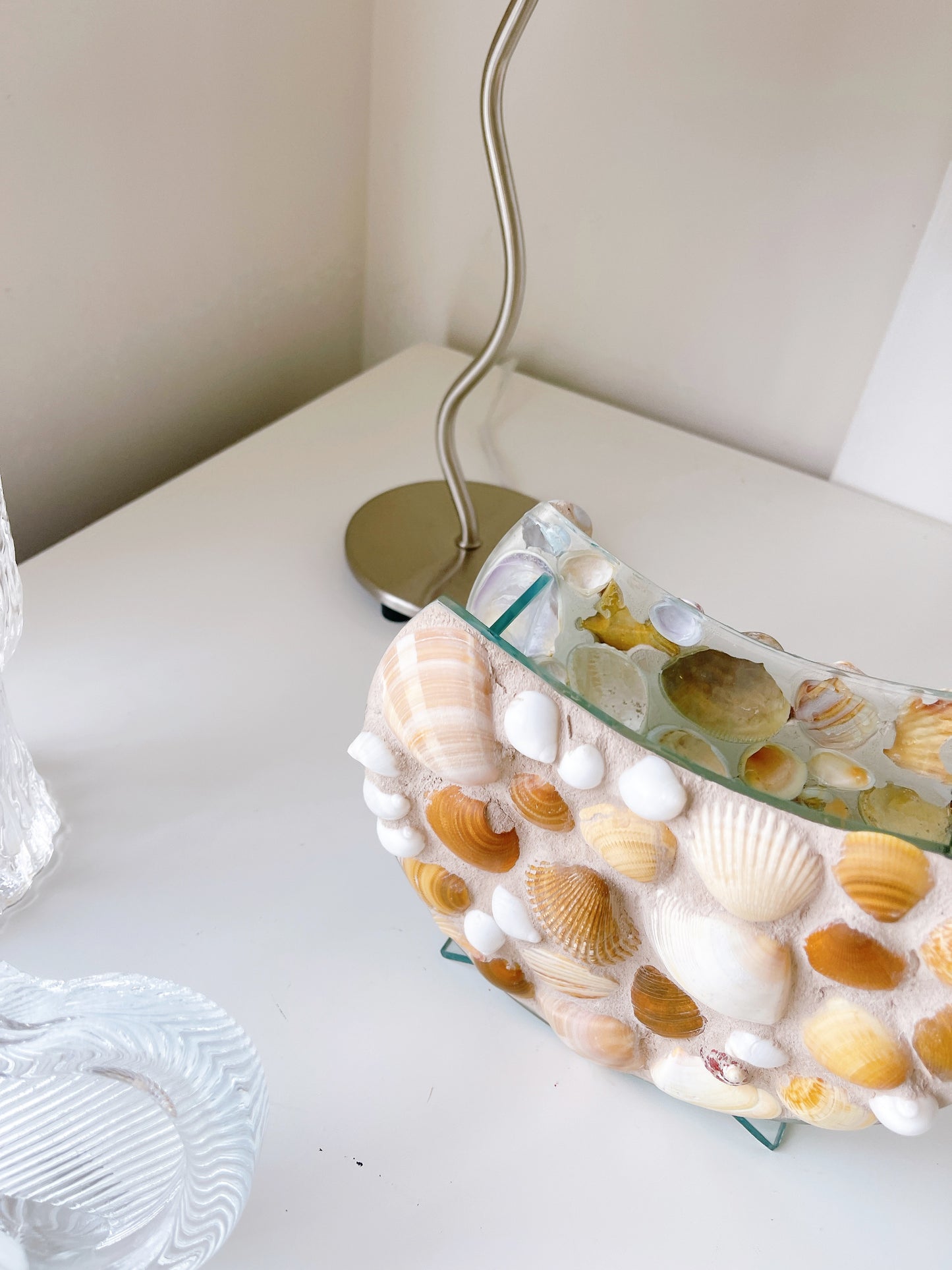 Shell Glass Vase