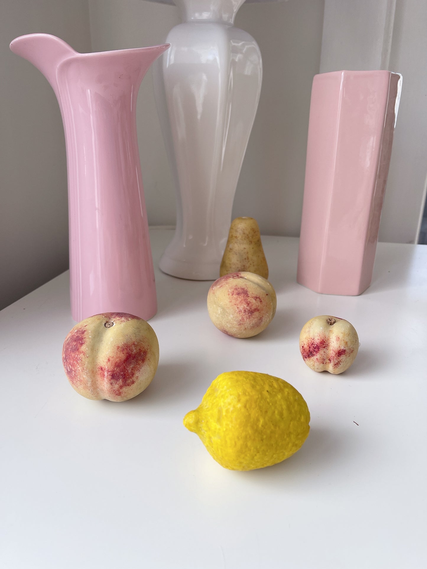 Set Stone Fruit Ornaments