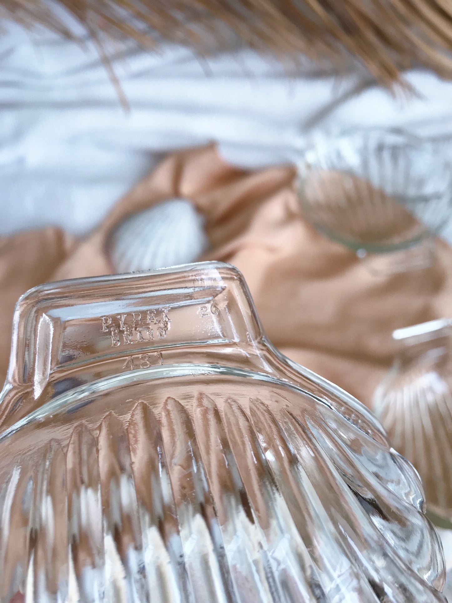 Glass Pyrex Shell Dishes - Sold Individually