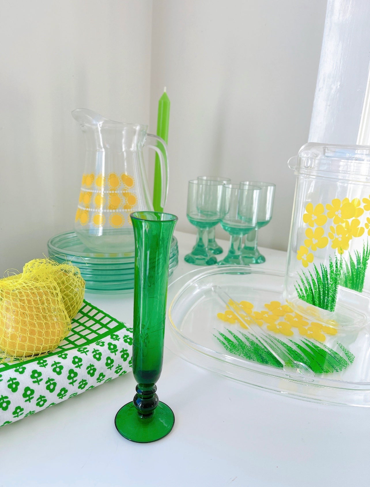 Vintage Jug & Platter Picnic-ware